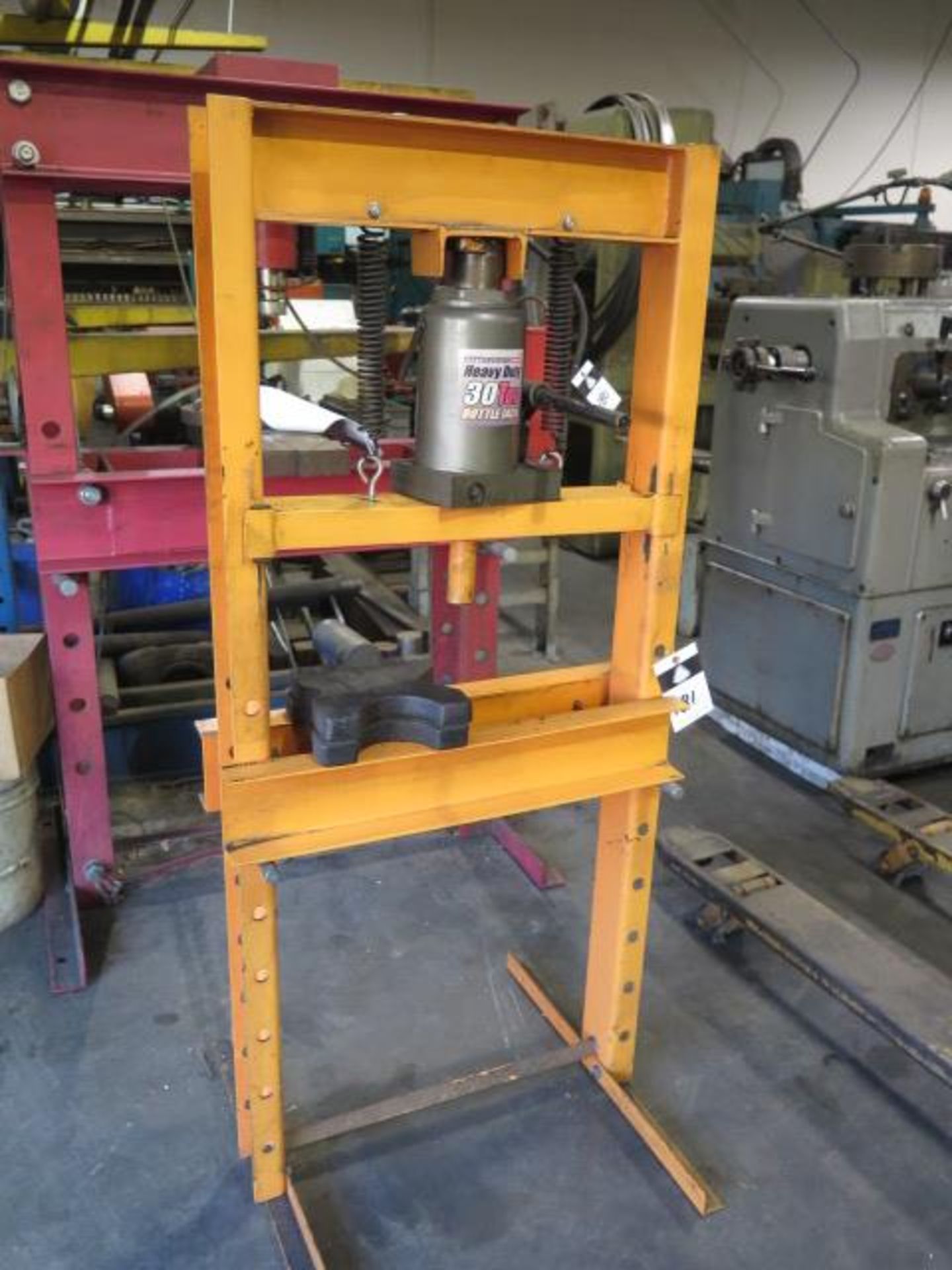 30-Ton Hydraulic H-Frame Press (SOLD AS-IS - NO WARRANTY)