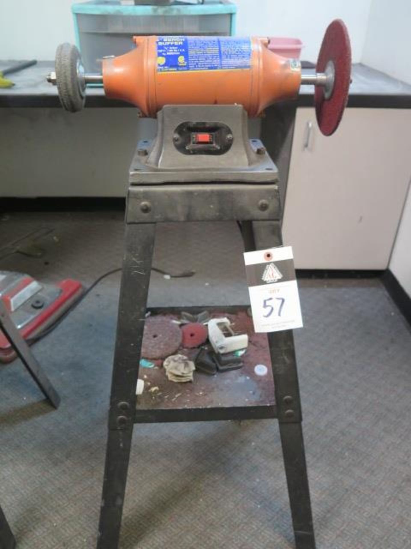 Central Machinery 6" Pedestal Buffer (SOLD AS-IS - NO WARRANTY)