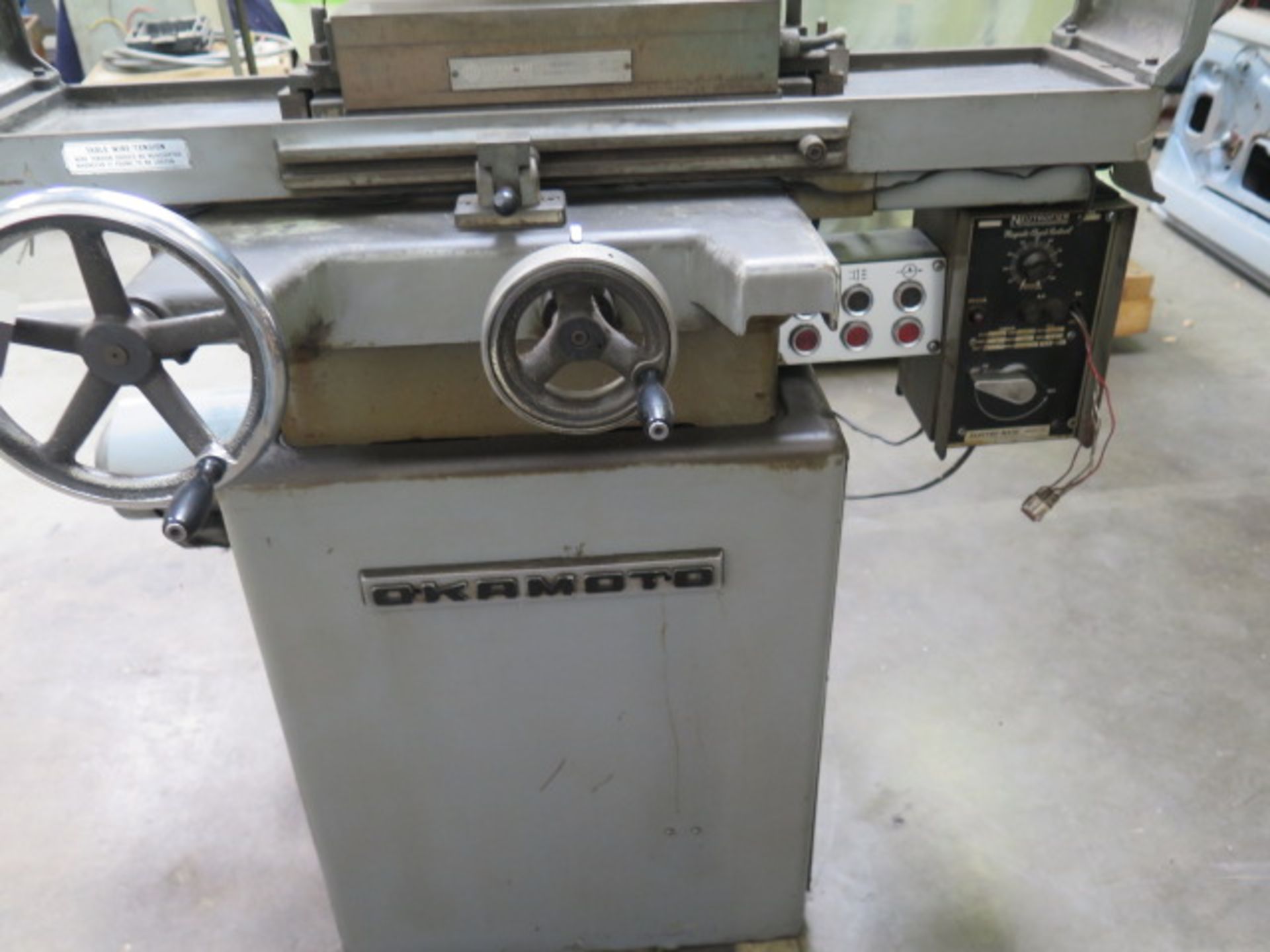 Okamoto OMA-350 6” x 12” Surface Grinder s/n 3188 w/ Electromagnetic Chuck (SOLD AS-IS - NO - Image 5 of 10