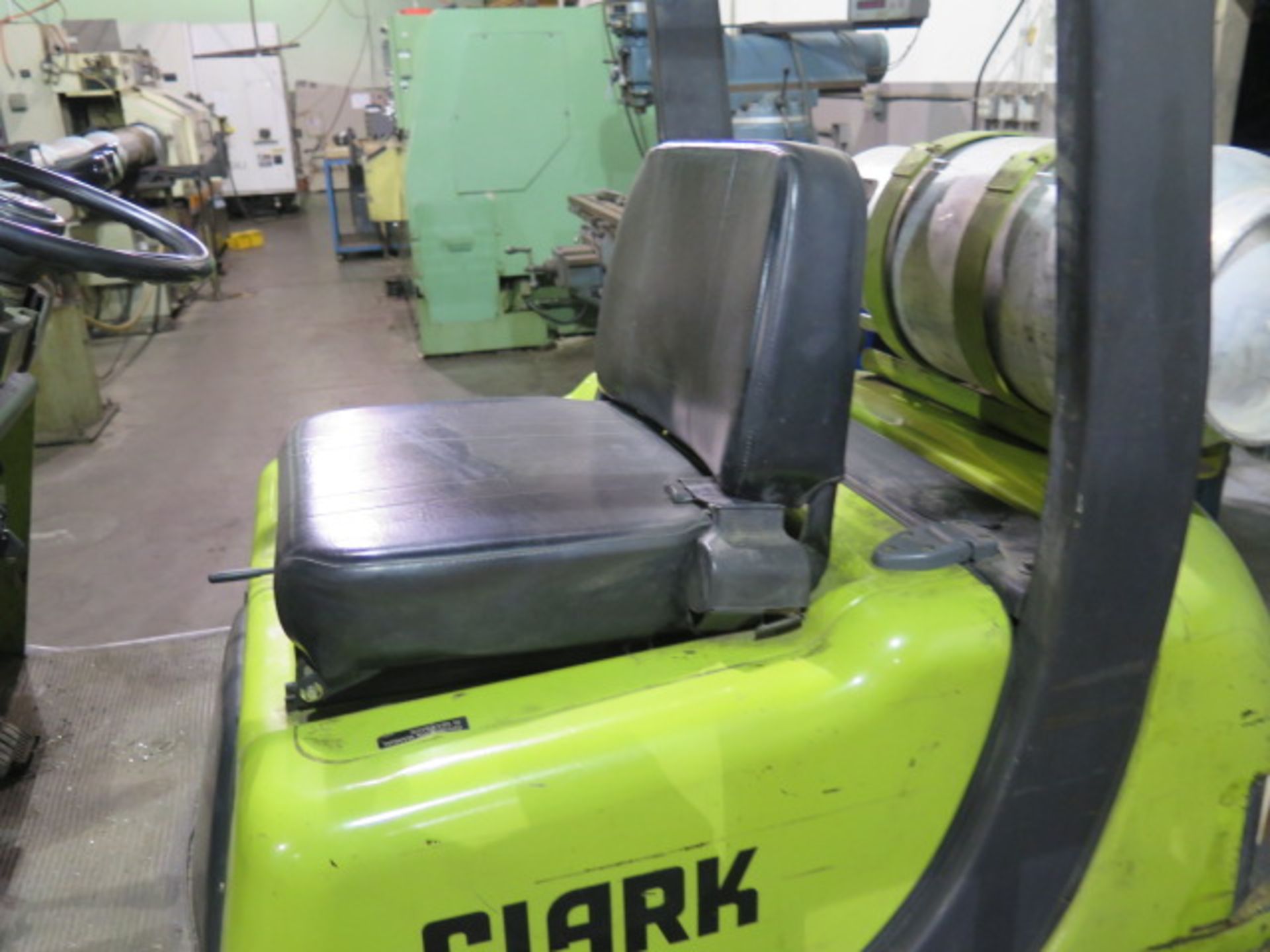 Clark CMP-18 3500 Lb Cap LPG Forklift s/n CMP158L-6851K w/ 3-Stage, 189” Lift Height, SOLD AS IS - Image 4 of 10