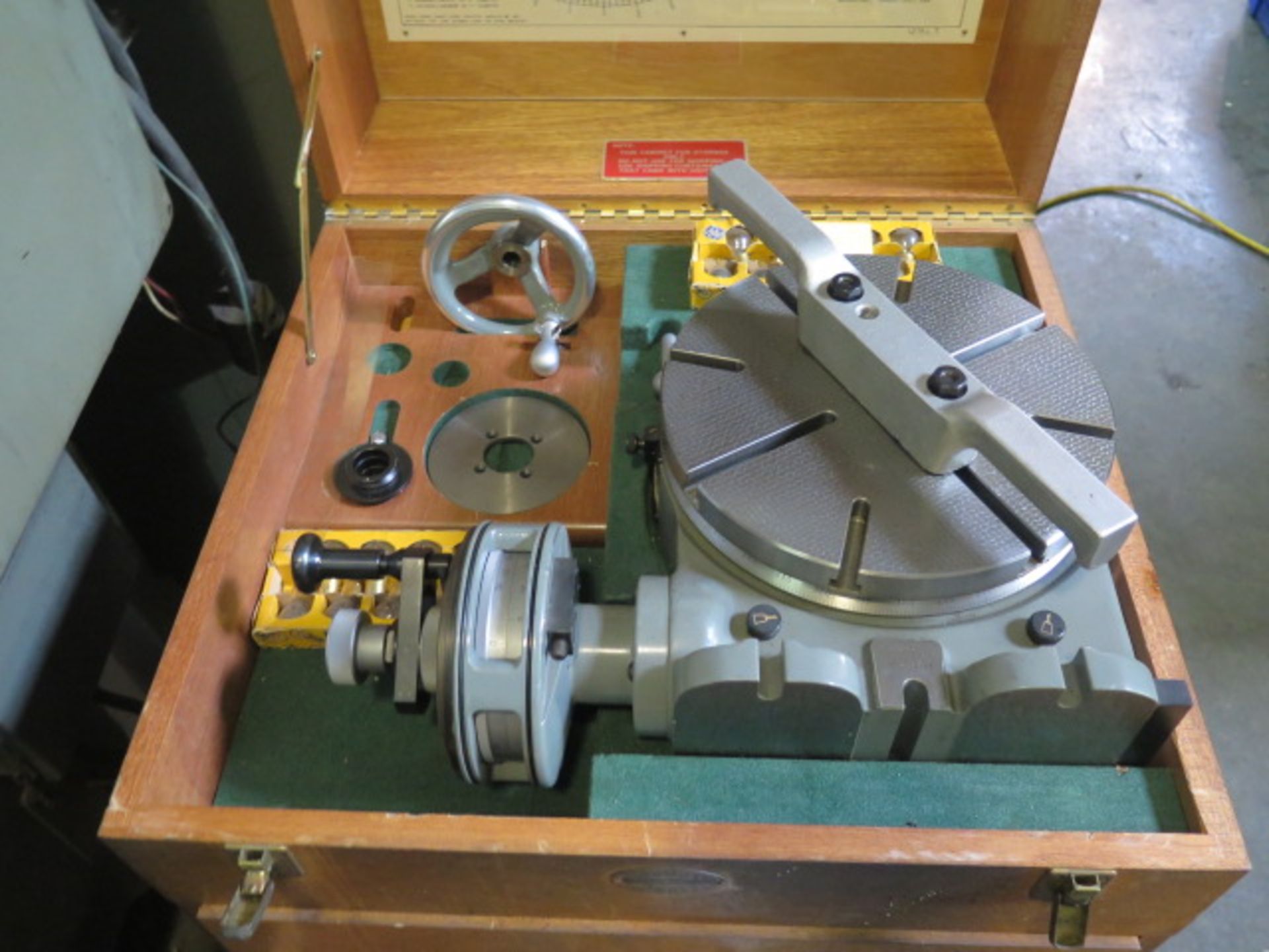 Moore 11" Precision Rotary Table w/ Micro-Sine Sine Table and Accessory Set (SOLD AS-IS - NO - Bild 2 aus 14