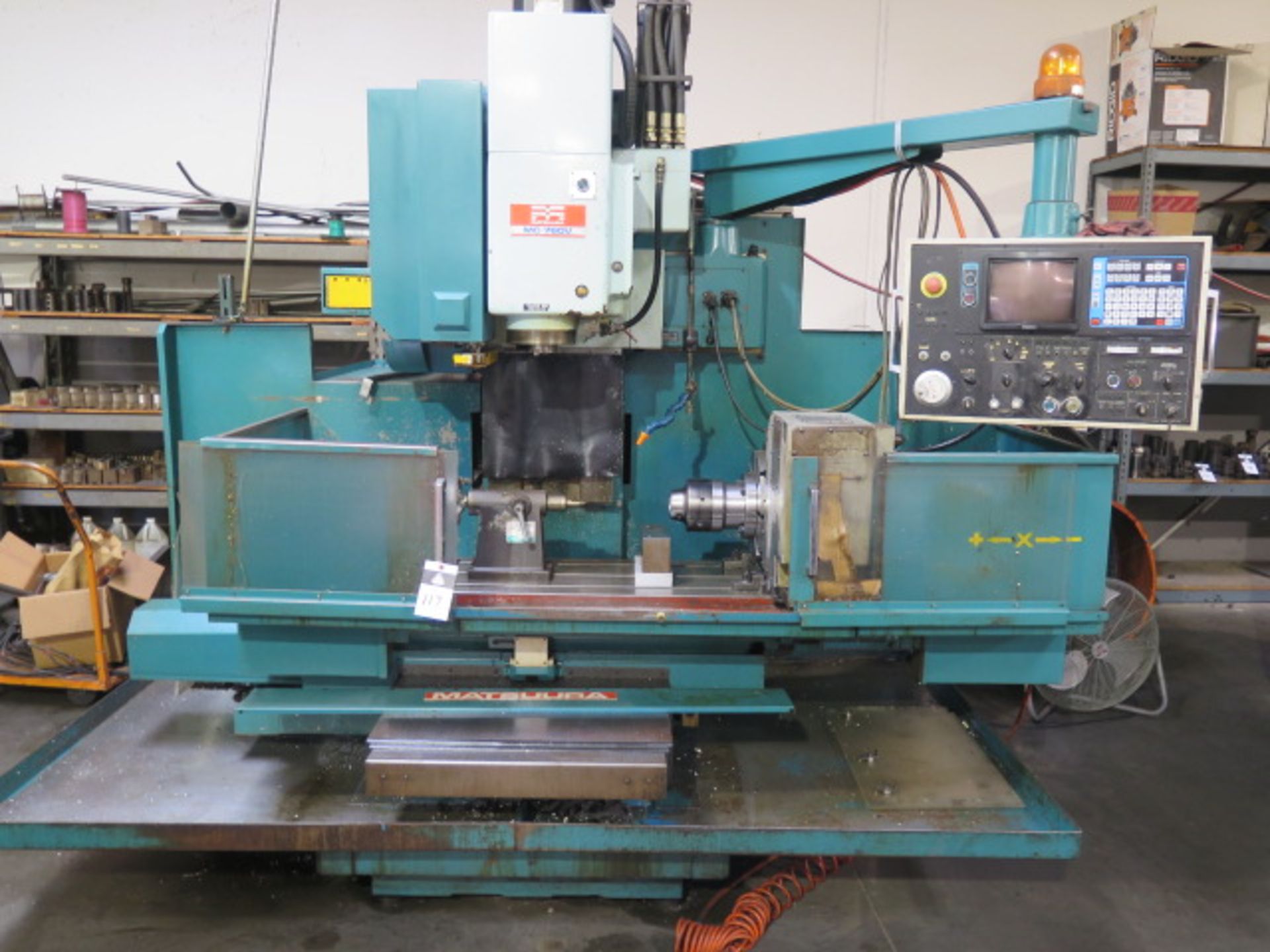 Matsuura MC-760V2 4-Axis CNC VMC s/n 85044778 w/ Yasnac MX2 Controls, SOLD AS IS