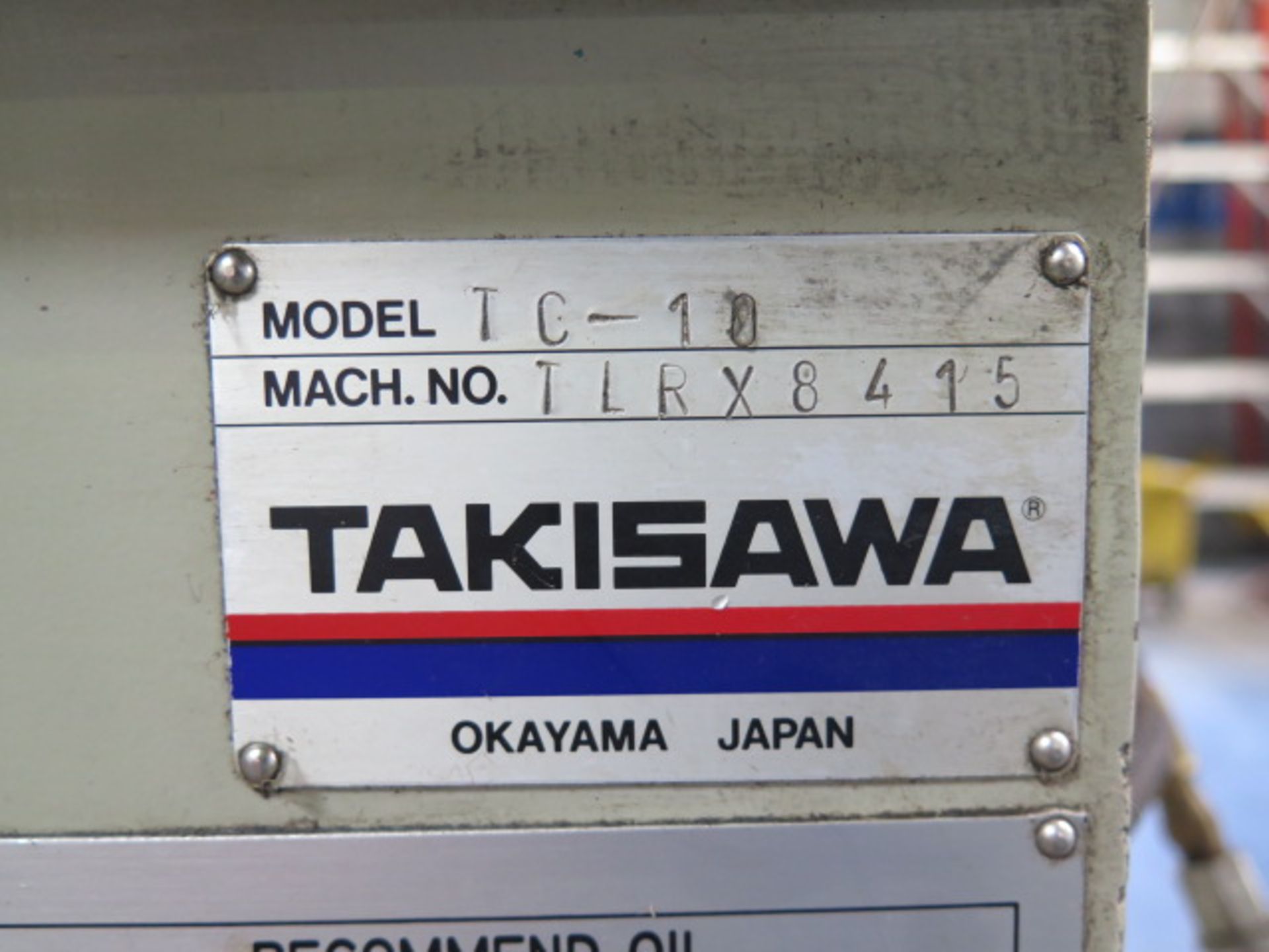 Takisawa TC-10 CNC Turning Center s/n TLRX8415 w/ Fanuc 21-T Controls, 12-Station Turret, SOLD AS IS - Image 11 of 11