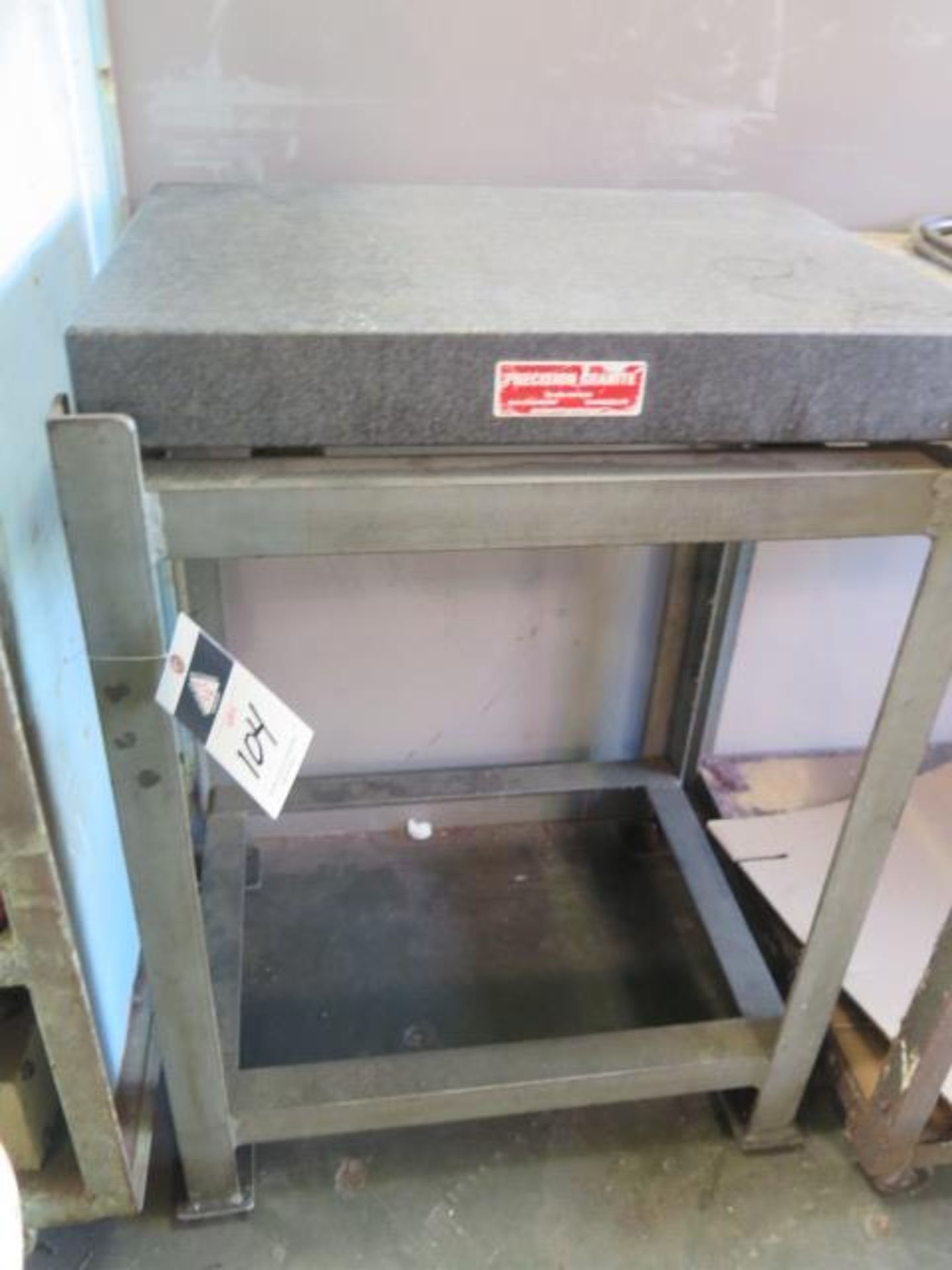 Precision 18” x 24” x 3” Granite Surface Plate w/ Stand (SOLD AS-IS - NO WARRANTY)