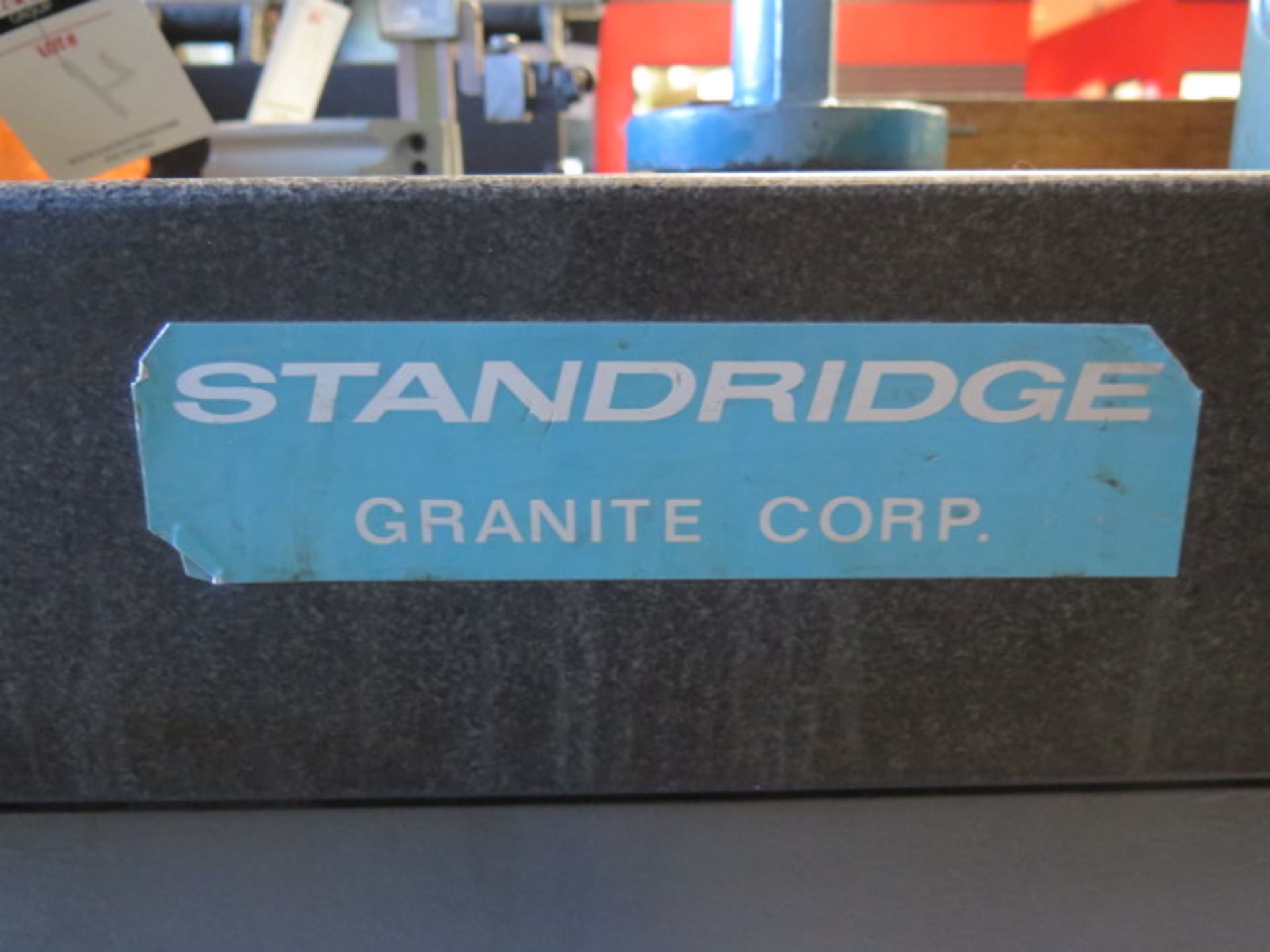 Standridge 36” x 60” x 6 ½” 2-Ledge Granite Surface Plate w/ Stand (SOLD AS-IS - NO WARRANTY) - Image 4 of 4