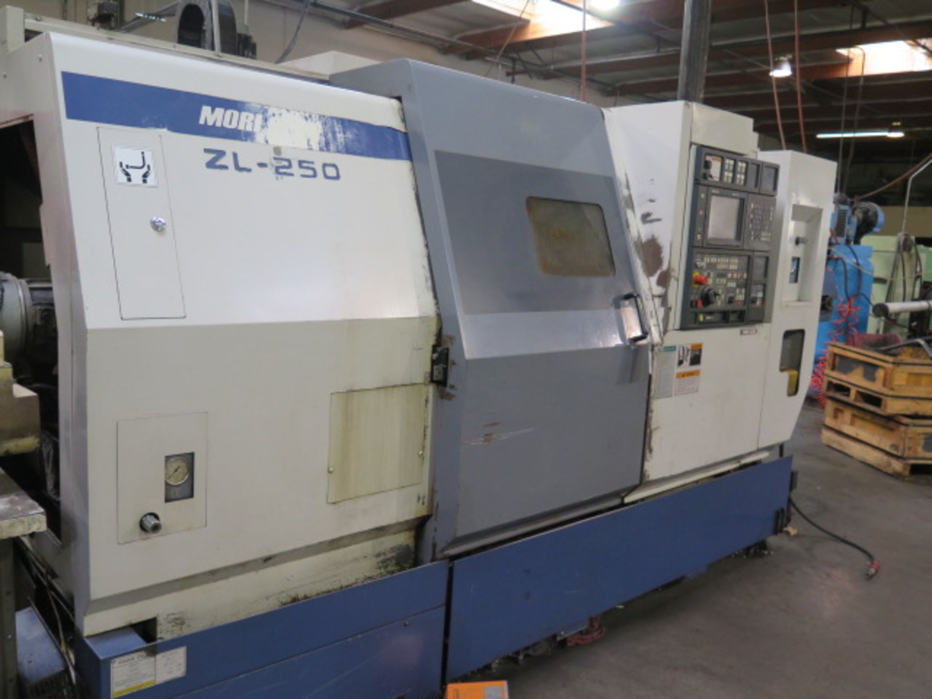 1998 Mori Seiki ZL-250 Twin Turret CNC Turning Center s/n 16 w/ Mori Seiki MSC-501 Contr, SOLD AS IS - Image 3 of 13