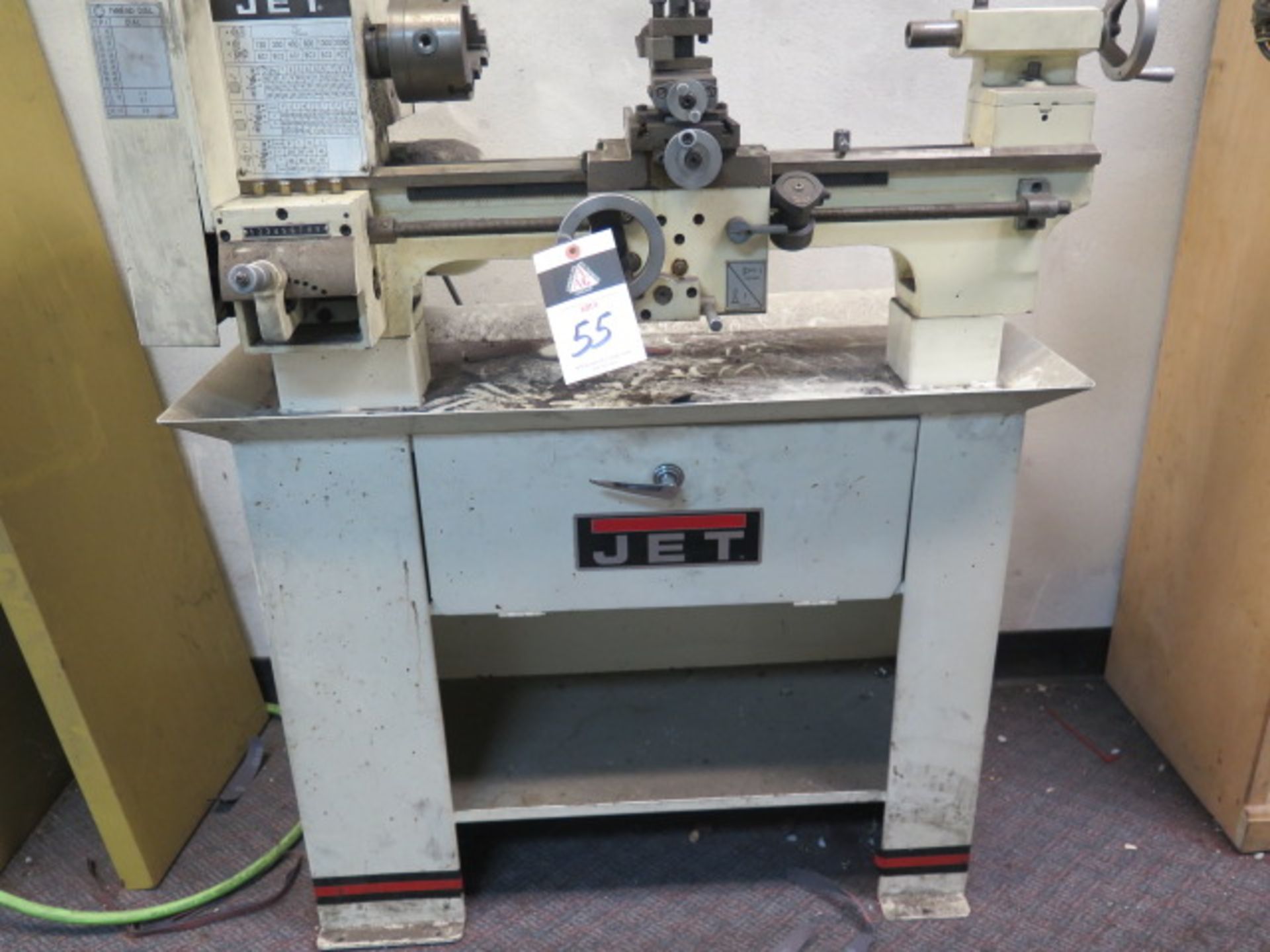 Jet BD-920N 9" x 20" Belt Drive Bench Lathe s/n 70201523 w/ 130-2000 RPM, Inch/mm Threading,