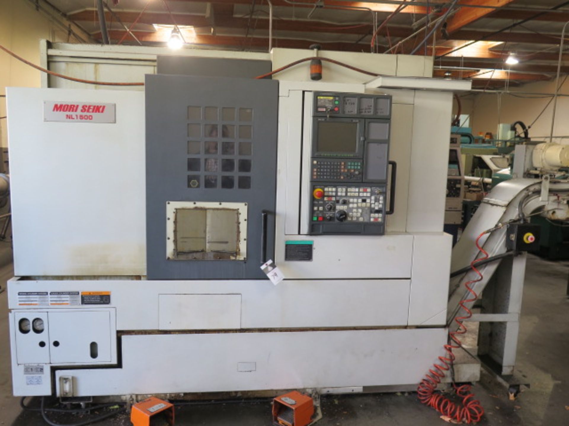 2005 Mori Seiki NL1500 S/500 Twin Spindle CNC Turning Center s/n NL151E01356, SOLD AS IS