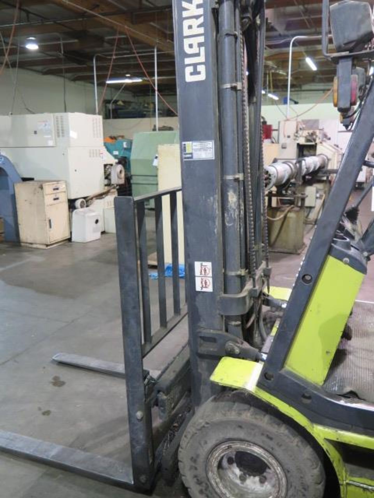 Clark CMP-18 3500 Lb Cap LPG Forklift s/n CMP158L-6851K w/ 3-Stage, 189” Lift Height, SOLD AS IS - Image 3 of 10