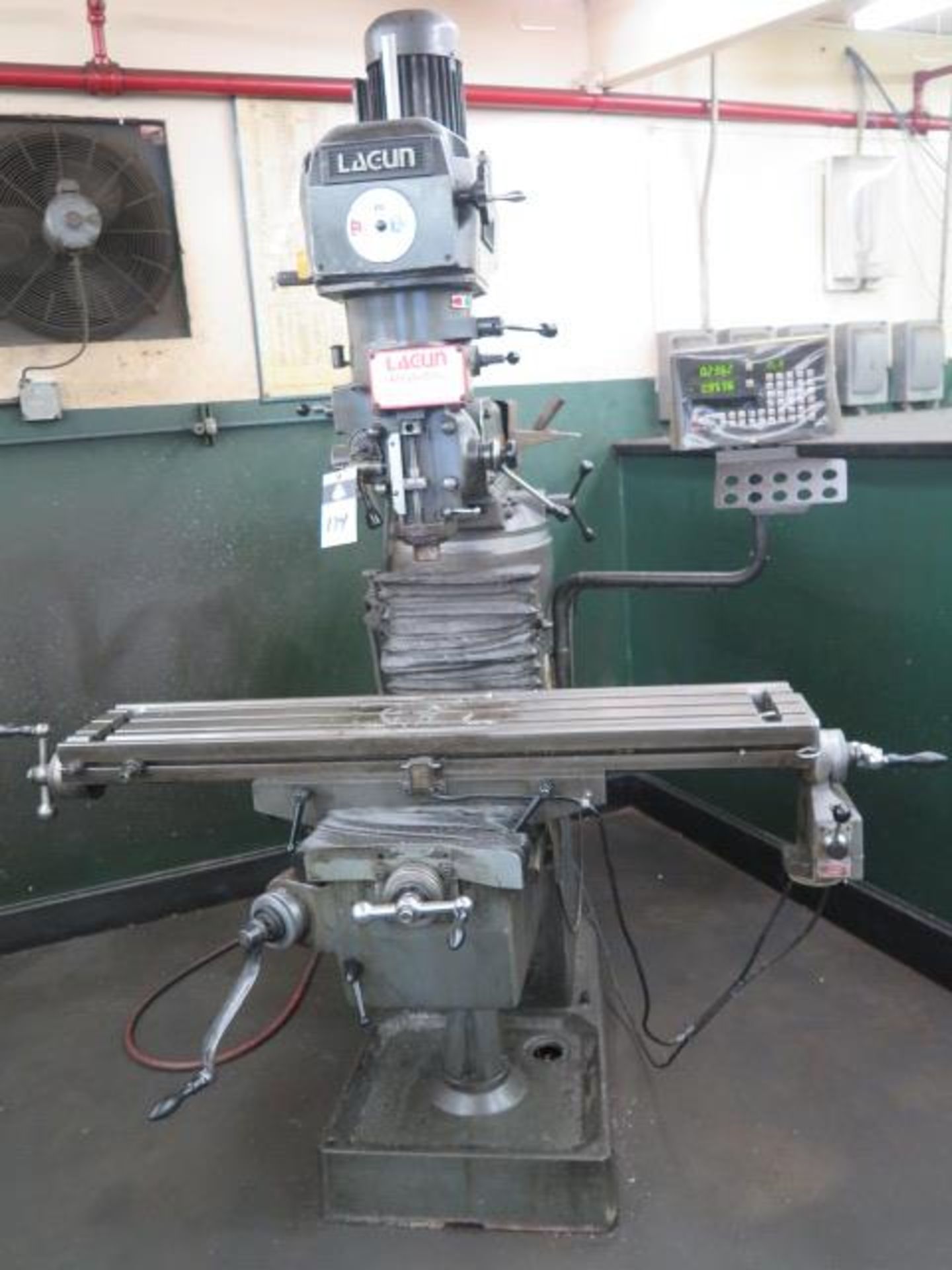 Lagun FTV-2S Vertical Mill w/ UNIQ SDS6-3V 3-Axis DRO, 70-4200 Dial Change RPM, SOLD AS IS - Image 2 of 8