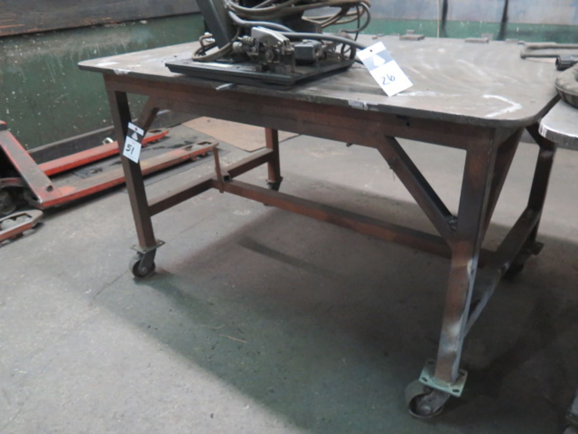 42" x 60" Rolling Welding Table (SOLD AS-IS - N0 WARRANTY) - Image 2 of 5