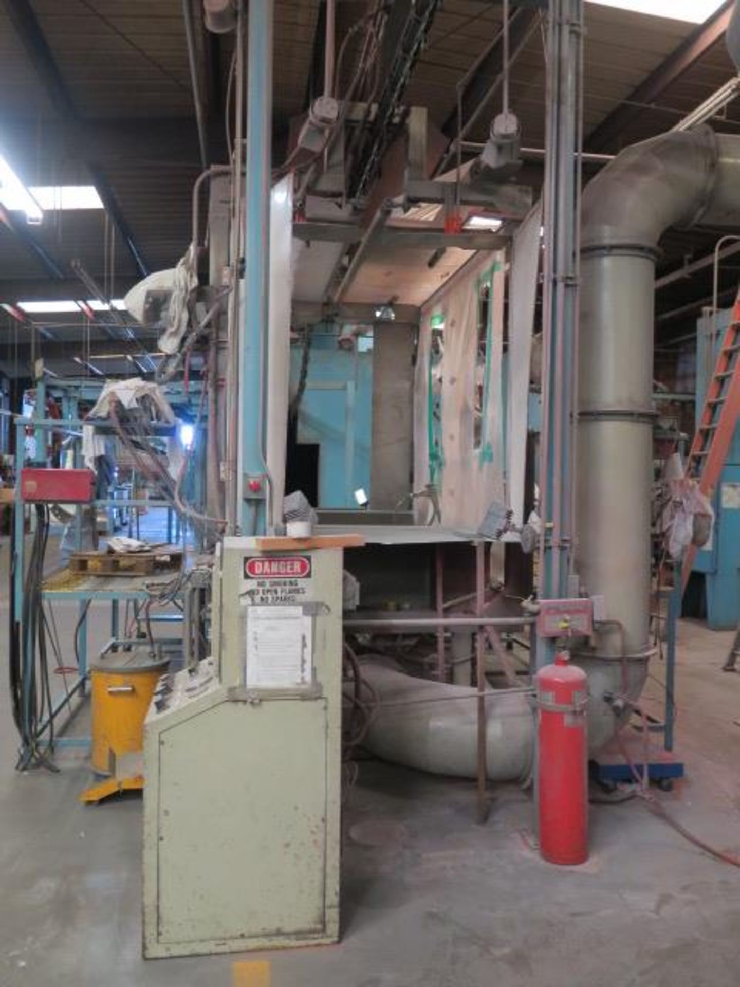 Gema Volstatic Powder Paint Spray Booth w/ Cyclone Style Dust Collection System, Pass Thru - Image 2 of 26