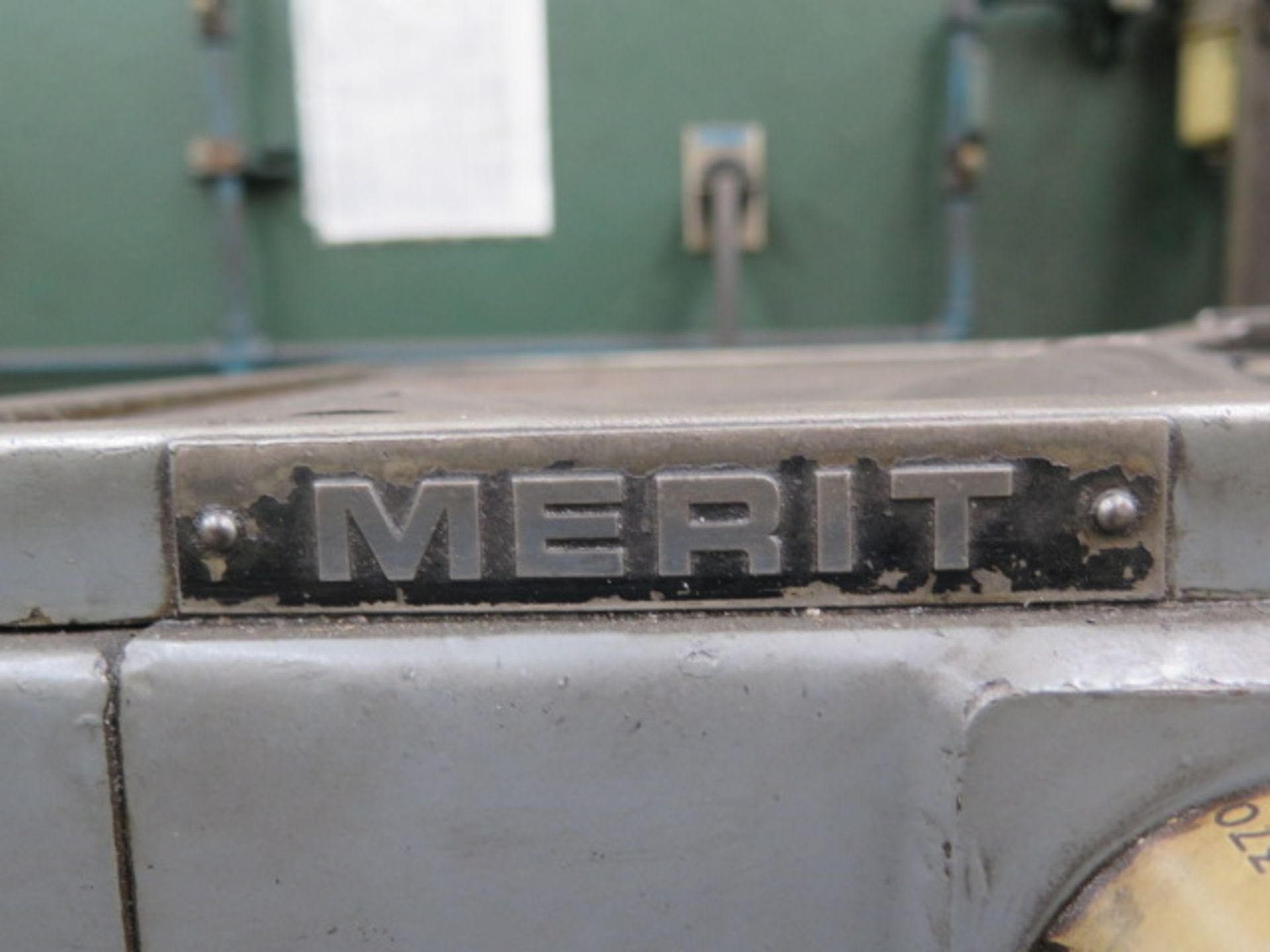 Merit 15" x 42" Lathe s/n 48752 w/ 30-1800 RPM, Inch Threading, Tailstock, Steady Rest, SOLD AS IS - Image 10 of 10