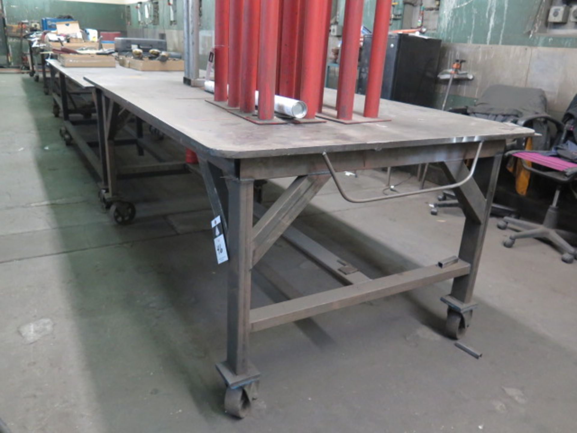 48" x 80" Rolling Welding Table (SOLD AS-IS - N0 WARRANTY)