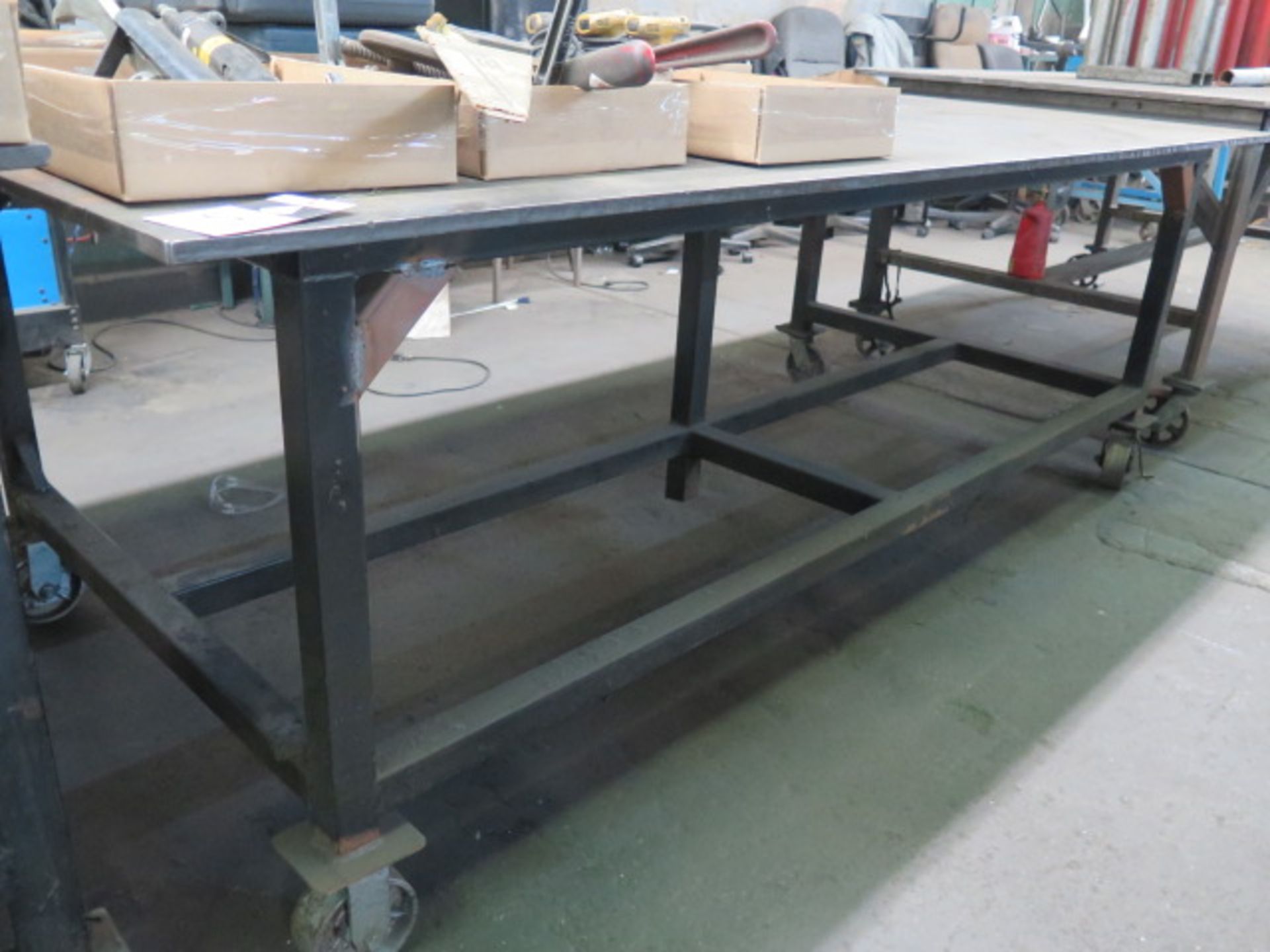 48" x 96" Rolling Welding Table (SOLD AS-IS - N0 WARRANTY)