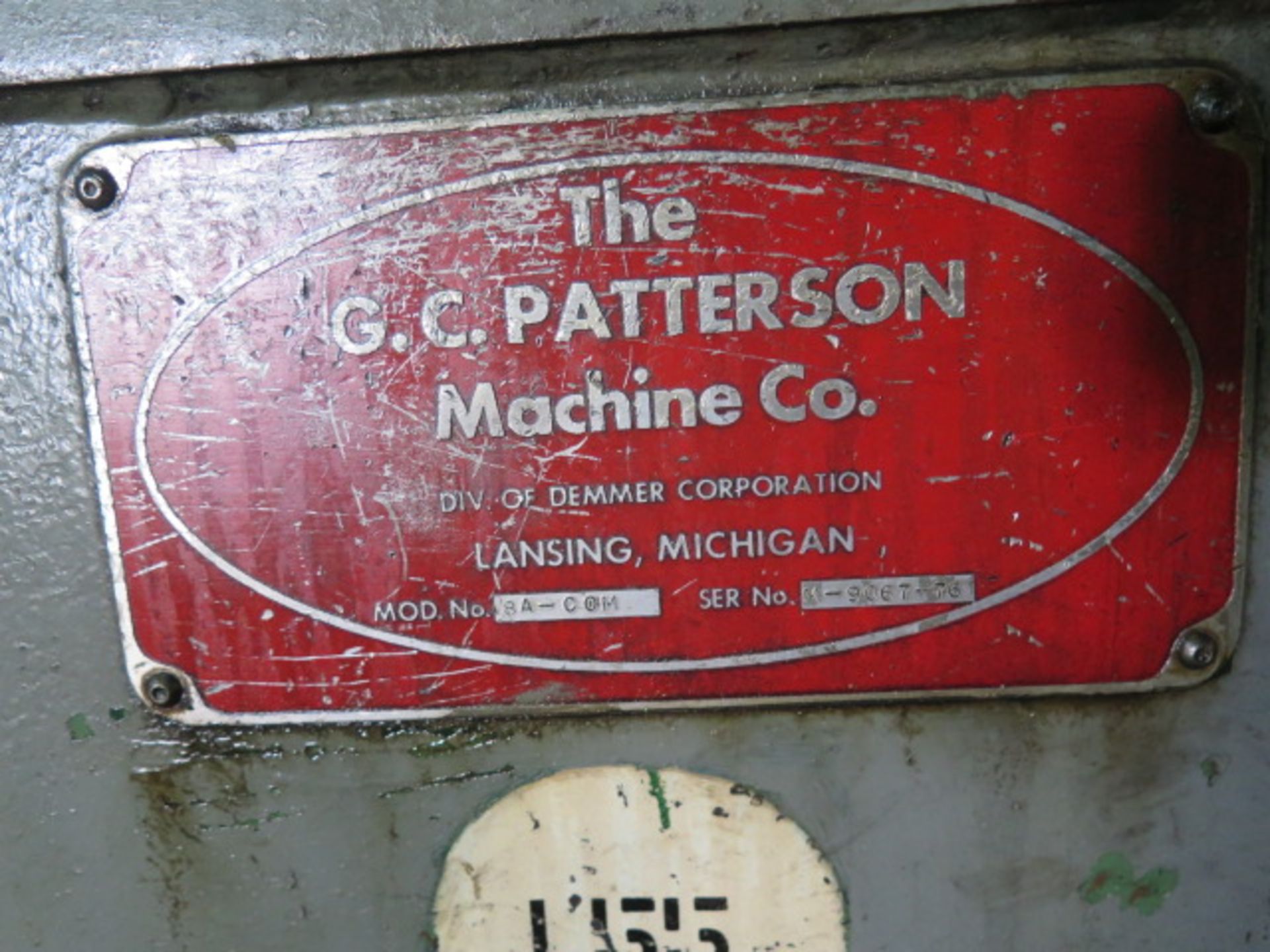 Patterson 8A-COM Wire Straightening / Cutting Machine s/n M-9067-76 (SOLD AS-IS - N0 WARRANTY) - Image 8 of 8