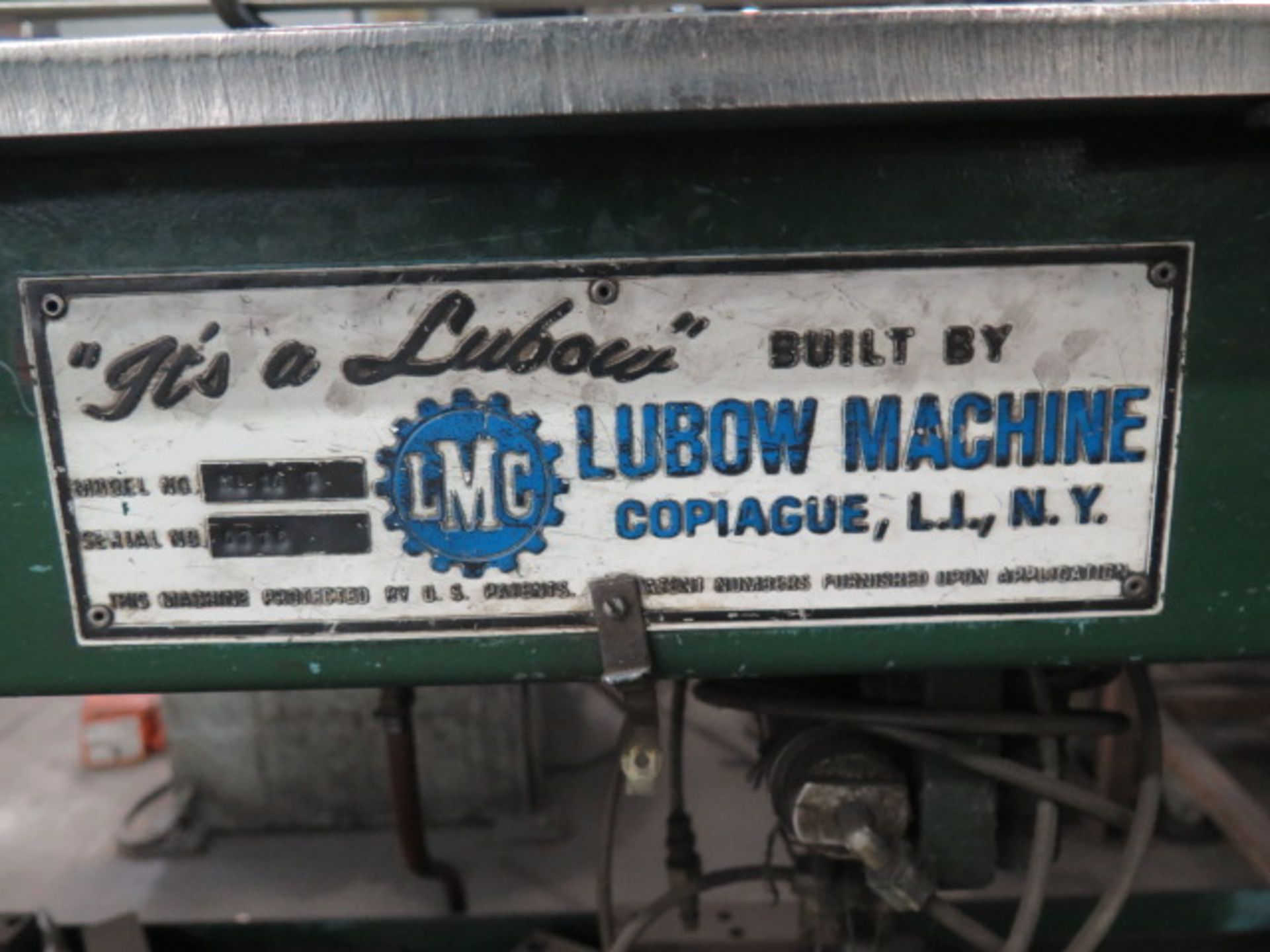 Lubow ML-10T Pneumatic Rotary Table Bender s/n 0776 w/ 24” x 72” Table (SOLD AS-IS - N0 WARRANTY) - Image 7 of 7