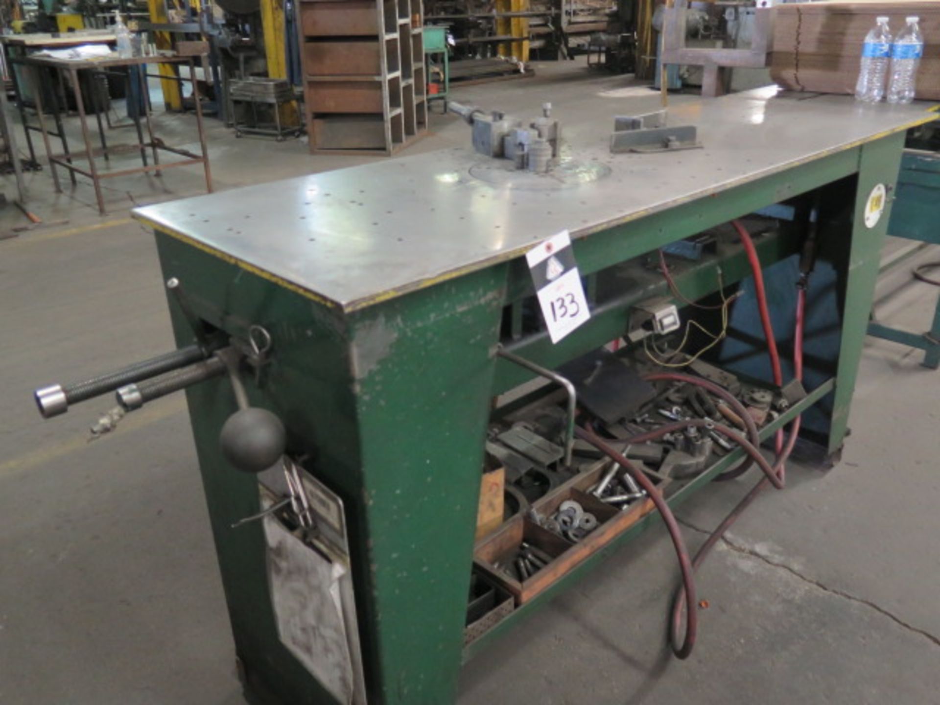 Custom Pneumatic Rotary Table Bender w/ 22" x 68" Table (SOLD AS-IS - N0 WARRANTY) - Image 2 of 6