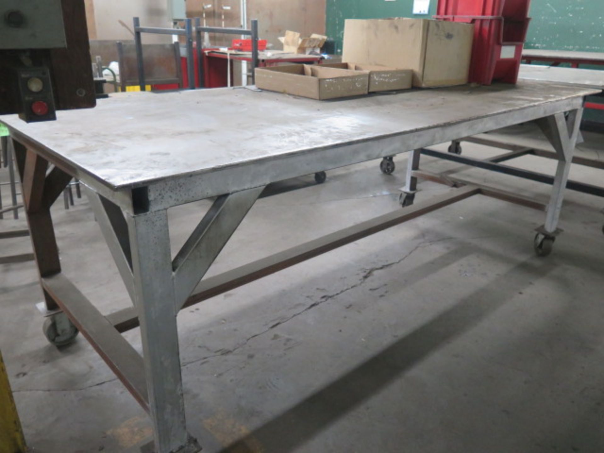 42" x 96" Rolling Welding Table (SOLD AS-IS - NO WARRANTY) - Image 2 of 5