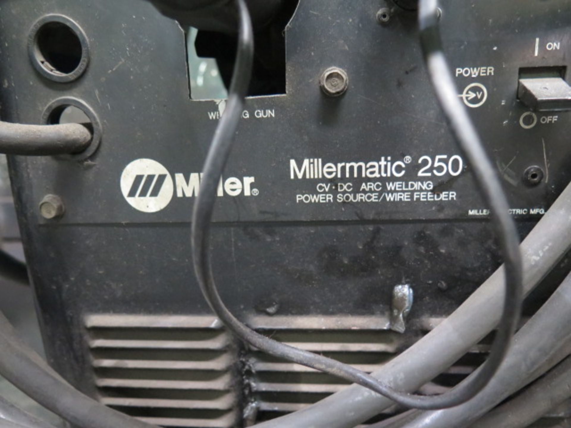 Miller Millermatic 250 CP-DC Arc Welding Power Source and Wire Feeder (SOLD AS-IS - N0 WARRANTY) - Image 6 of 6