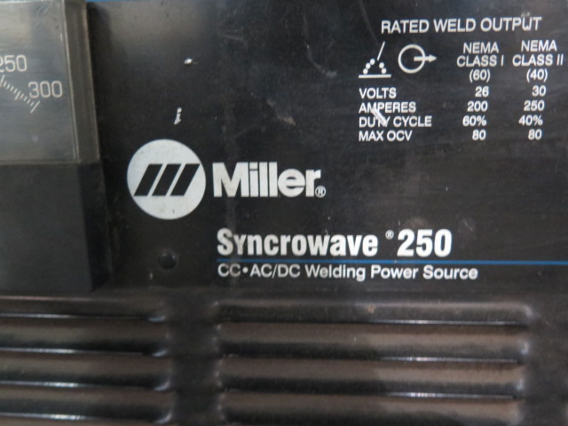 Miller Syncrowave 250 CC-AC/DC Arc Welding Power Source s/n KK066542 (SOLD AS-IS - N0 WARRANTY) - Image 7 of 7