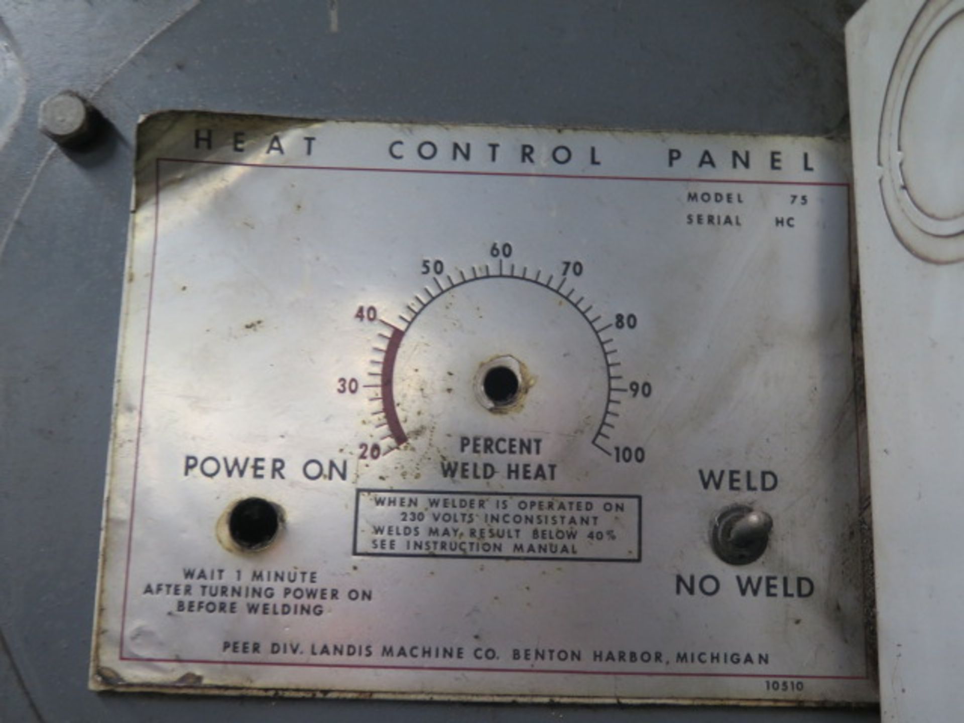 End-Cap Butt Welder w/ Entron Controls (SOLD AS-IS - N0 WARRANTY) - Image 7 of 7