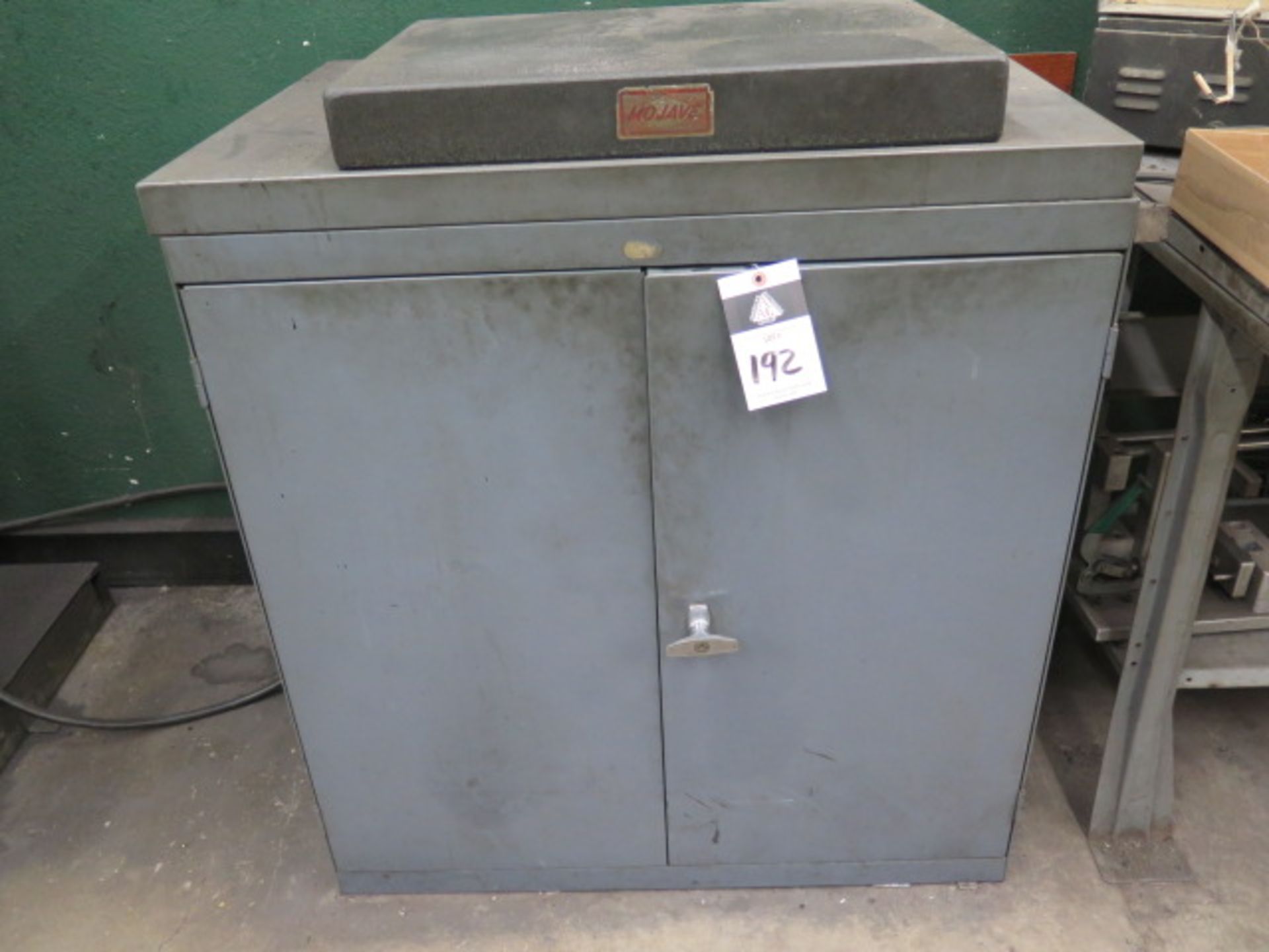 18" x 24" x 3" Granite Surface Plate w/ Cabinet Base (SOLD AS-IS - N0 WARRANTY)