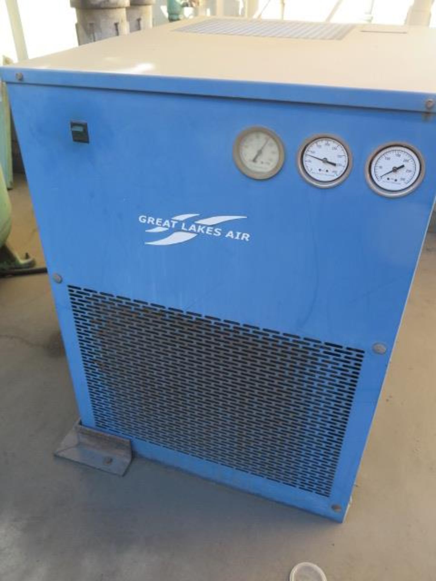 Gardner Denver "Electra-Screw" Rotary Air Compressor w/ Great Lakes Refrigerated Air Dryer and Air - Image 12 of 13