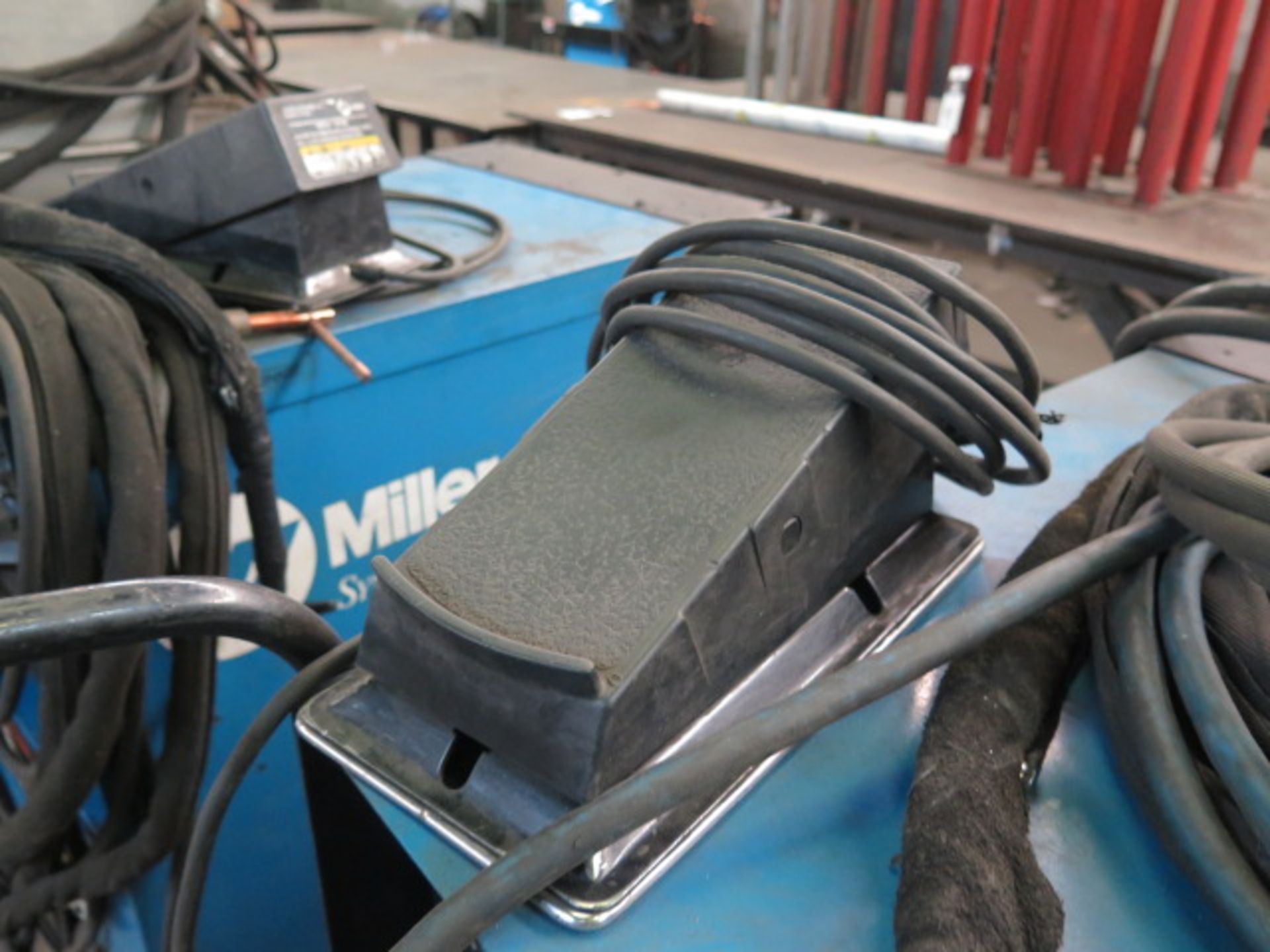 Miller Syncrowave 250 CC-AC/DC Arc welding Power Source s/n KH483474 w/ Cooler Cart SOLD AS-IS - Image 4 of 9