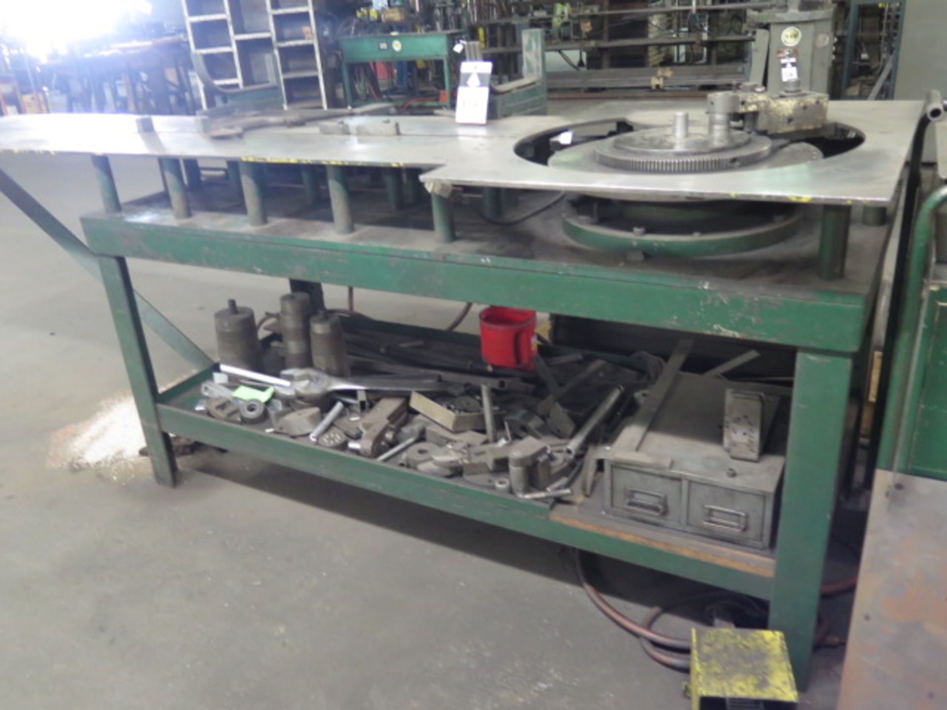 Custom Pneumatic Rotary Table Bender w/ 34" x 112" Table (SOLD AS-IS - N0 WARRANTY) - Image 2 of 7