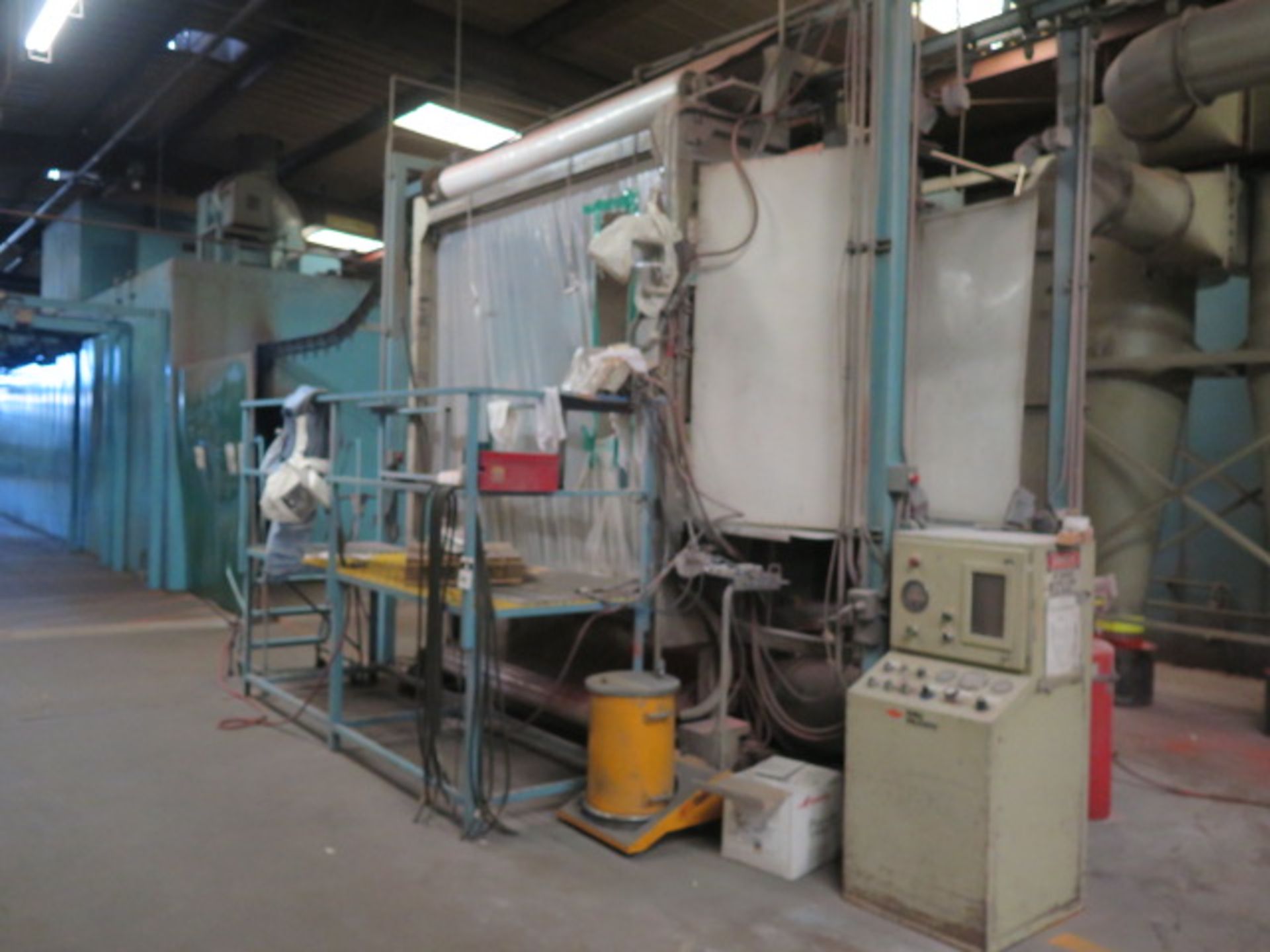 Gema Volstatic Powder Paint Spray Booth w/ Cyclone Style Dust Collection System, Pass Thru