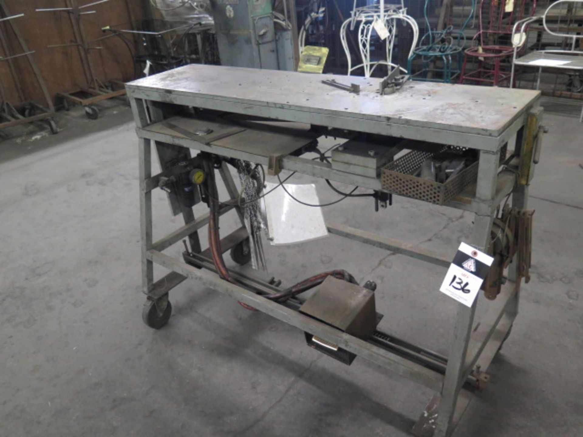 Custom Pneumatic Rotary Table Bender w/ 12" x 48" Table (SOLD AS-IS - N0 WARRANTY) - Image 2 of 7