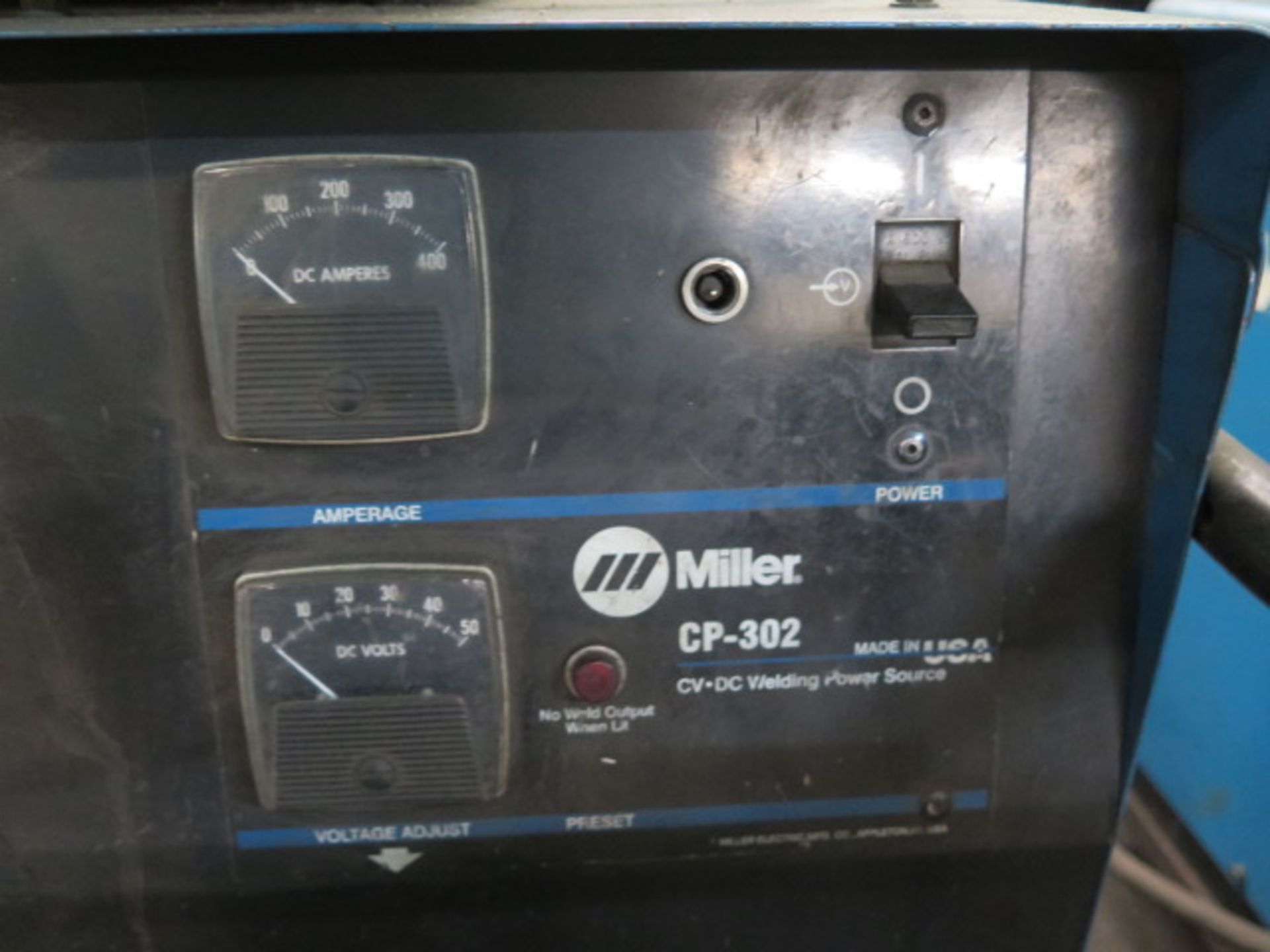 Miller CP-302 CV-DC Arc Welding Power Source s/n KG295846 w/ S-22A Wire Feeder (SOLD AS-IS - N0 - Image 6 of 6