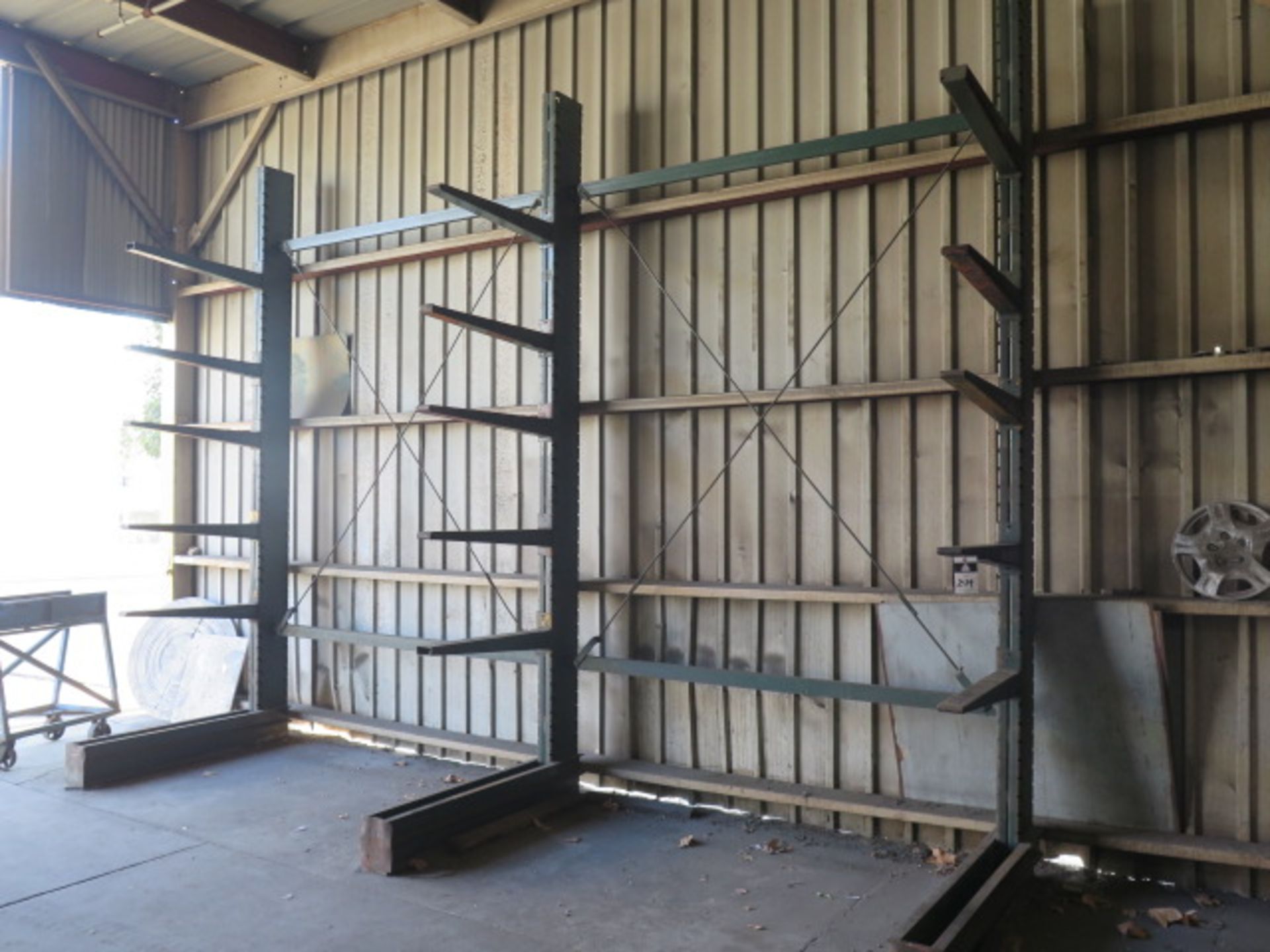 Cantilever Material Rack (SOLD AS-IS - N0 WARRANTY)