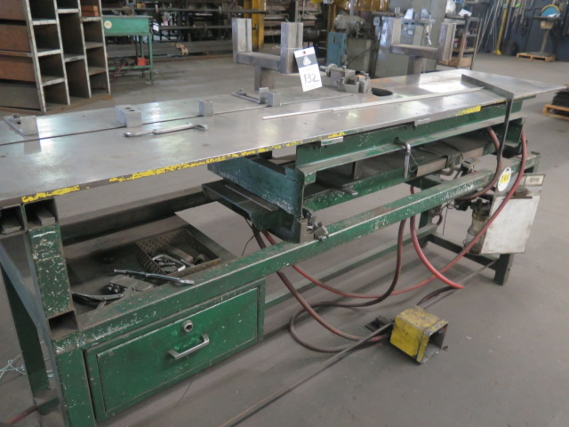 Custom Pneumatic Rotary Table Bender w/ 20" x 112" Table (SOLD AS-IS - N0 WARRANTY) - Image 2 of 7