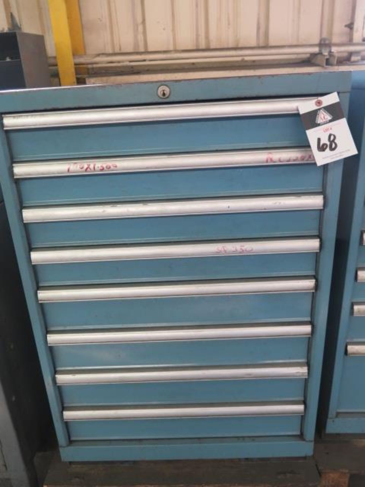 8-Drawer Tooling Cabinet w/ Punch Die Tooling (SOLD AS-IS - N0 WARRANTY)