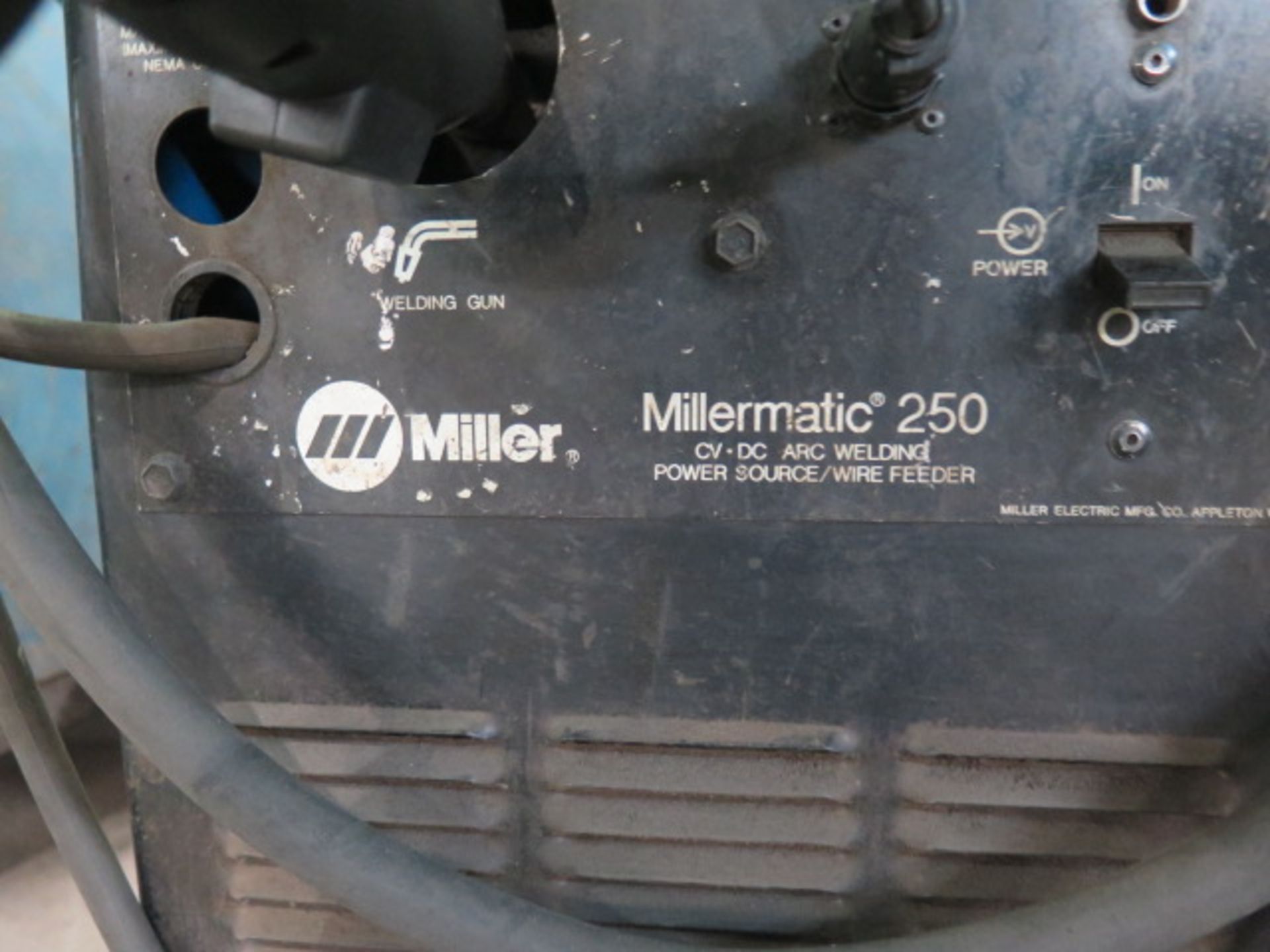 Miller Millermatic 250 CV-DC Arc welding Power Source and Wire Feeder (SOLD AS-IS - N0 WARRANTY) - Image 5 of 5