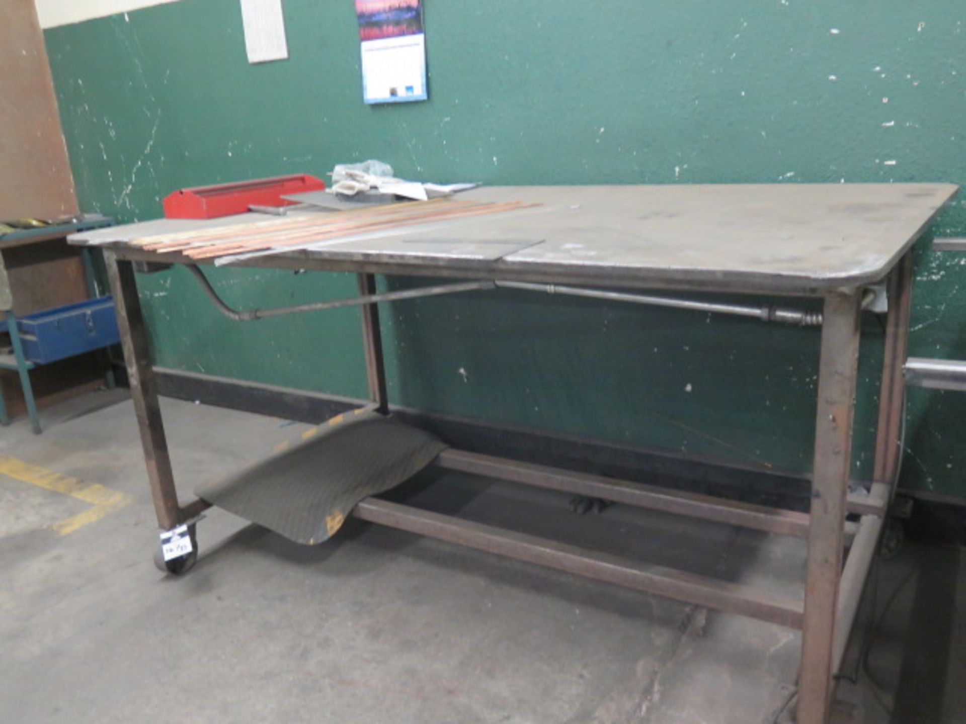 48" x 80" Rolling Welding Table (SOLD AS-IS - NO WARRANTY)