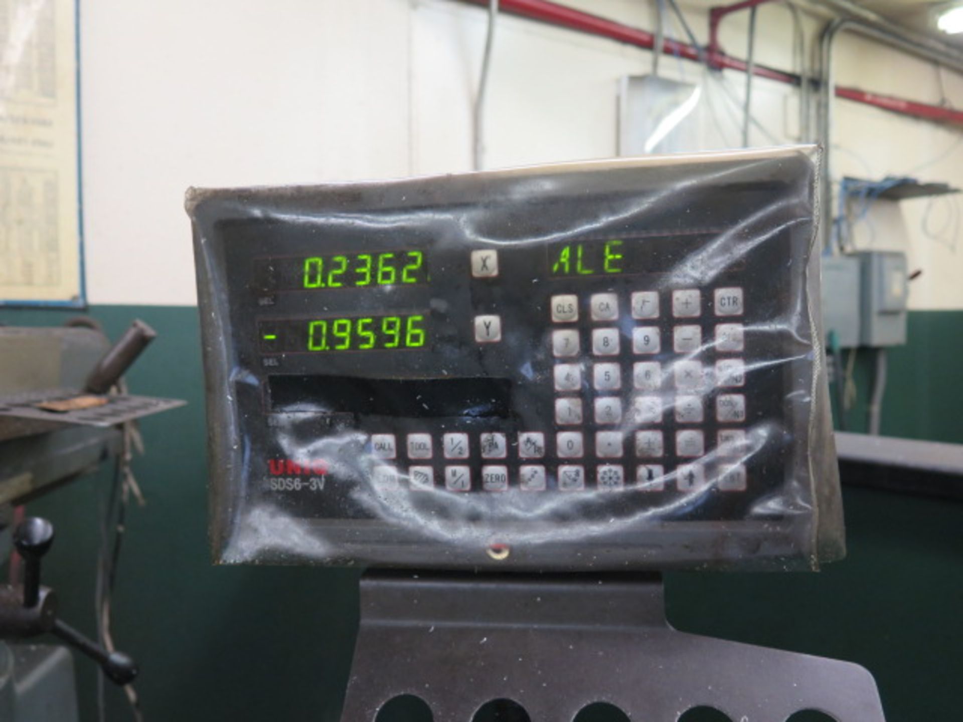 Lagun FTV-2S Vertical Mill w/ UNIQ SDS6-3V 3-Axis DRO, 70-4200 Dial Change RPM, SOLD AS IS - Image 7 of 8