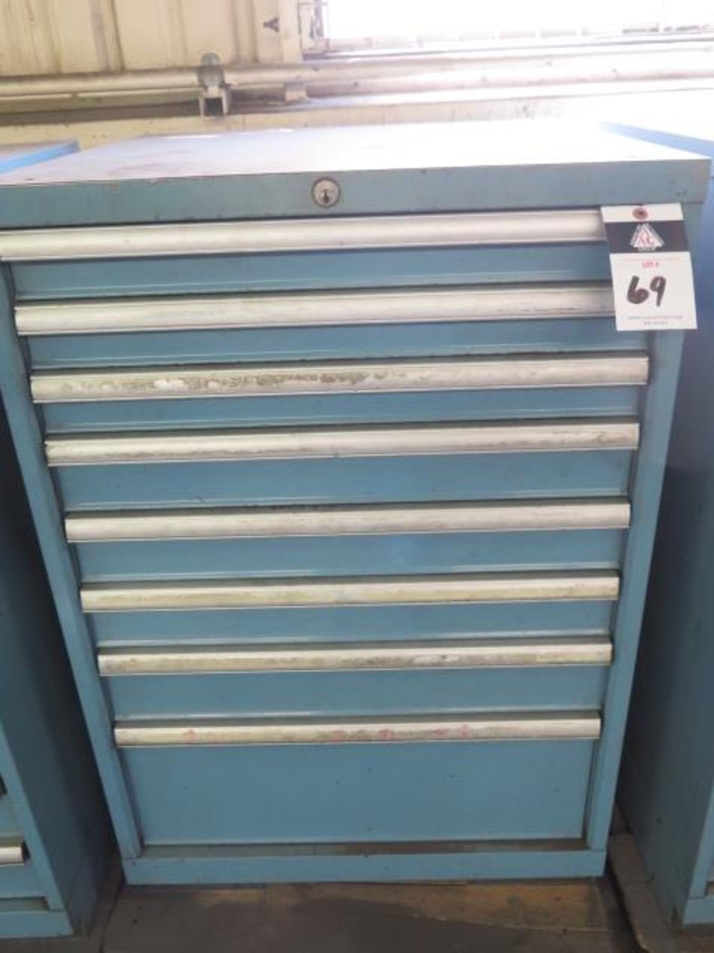 8-Drawer Tooling Cabinet w/ Punch Die Tooling (SOLD AS-IS - N0 WARRANTY)