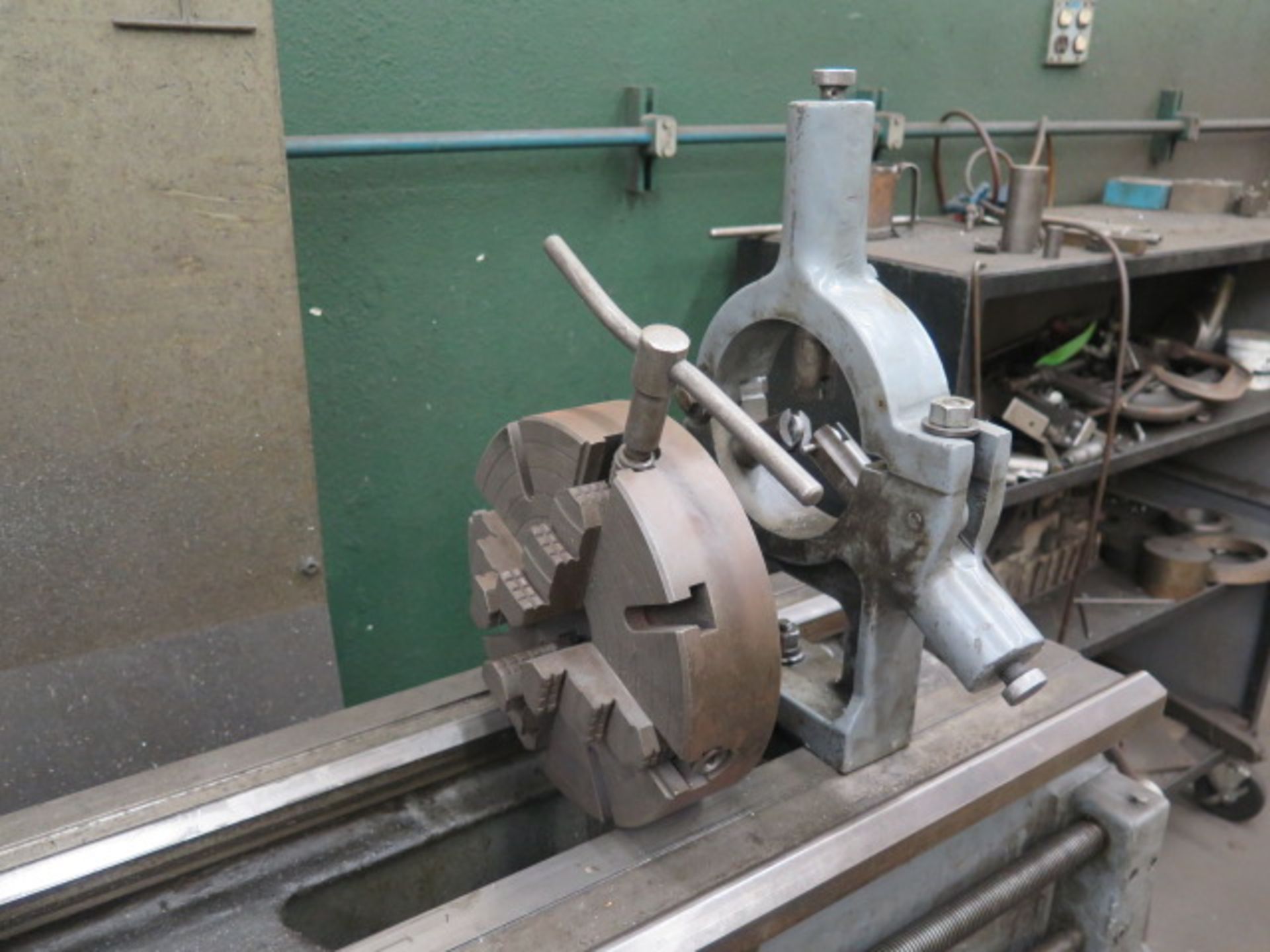 Merit 15" x 42" Lathe s/n 48752 w/ 30-1800 RPM, Inch Threading, Tailstock, Steady Rest, SOLD AS IS - Image 7 of 10