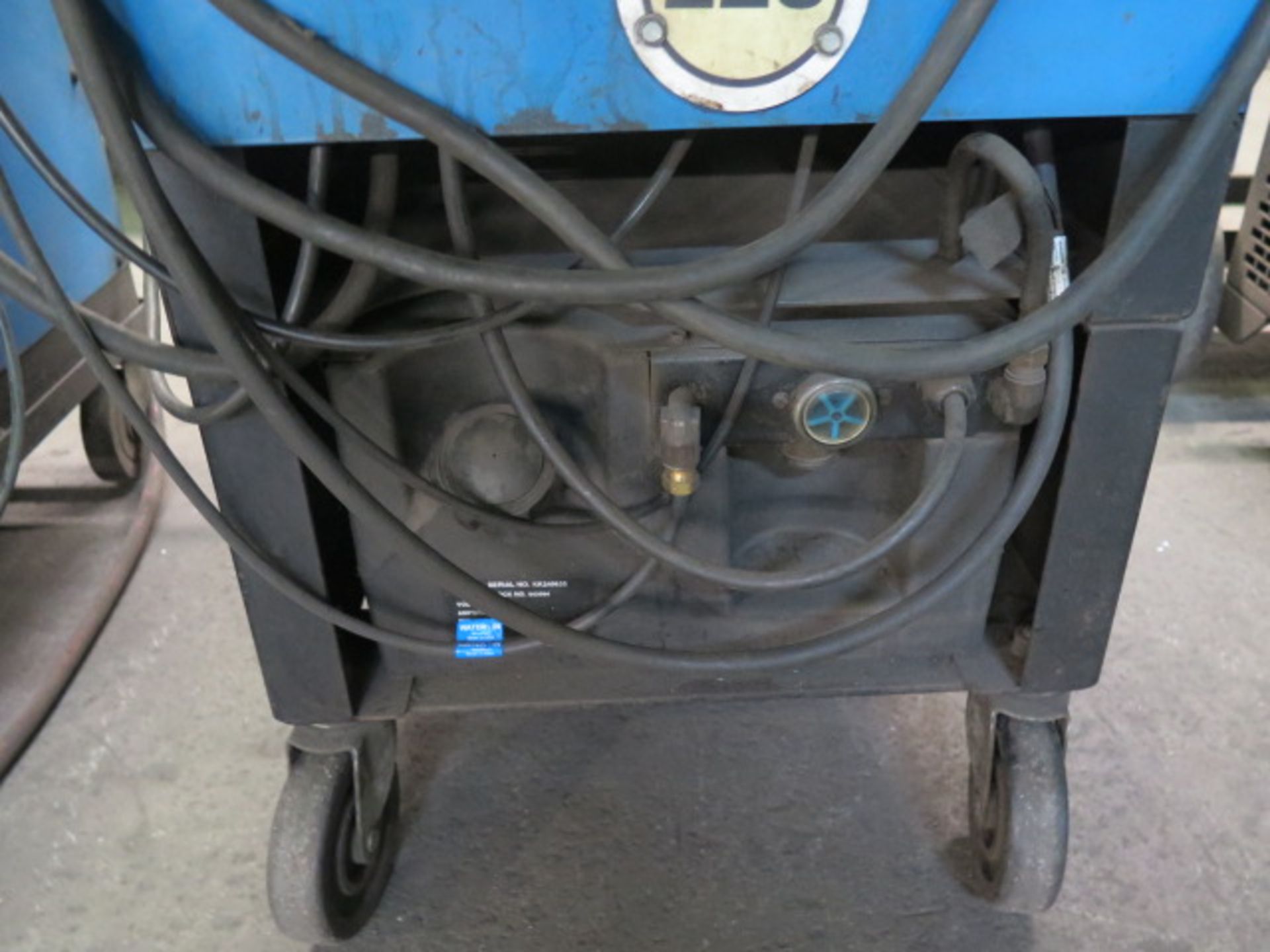 Miller Syncrowave 250 CC-AC/DC Arc Welding Power Source s/n KK257806. w/Cooler Cart SOLD AS-IS - Image 6 of 8