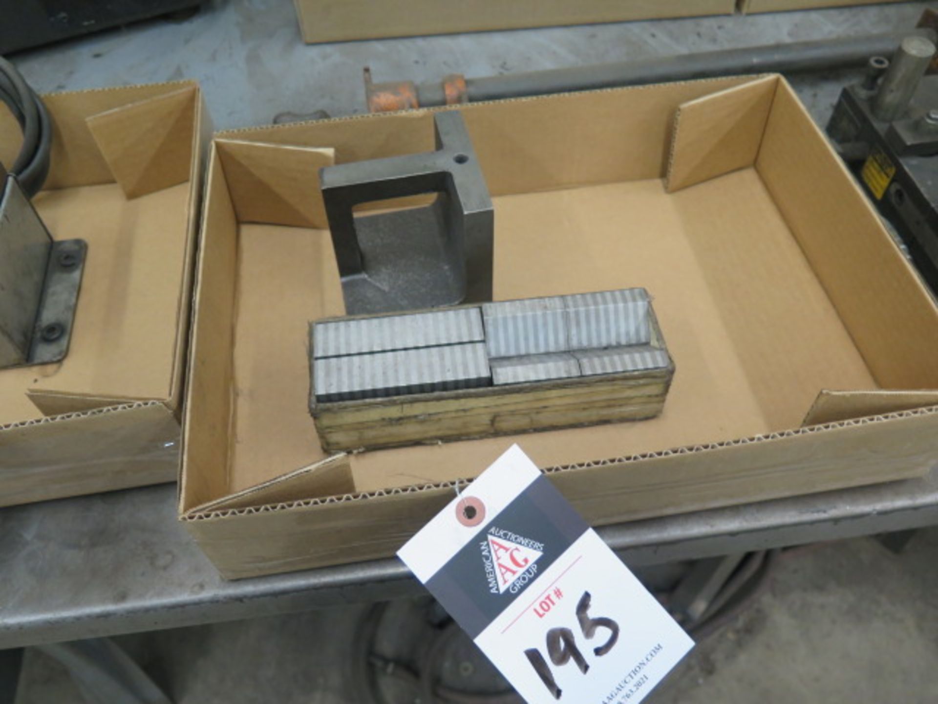 Magnetic V-Blocks, Blocks and Angle Plate (SOLD AS-IS - N0 WARRANTY)