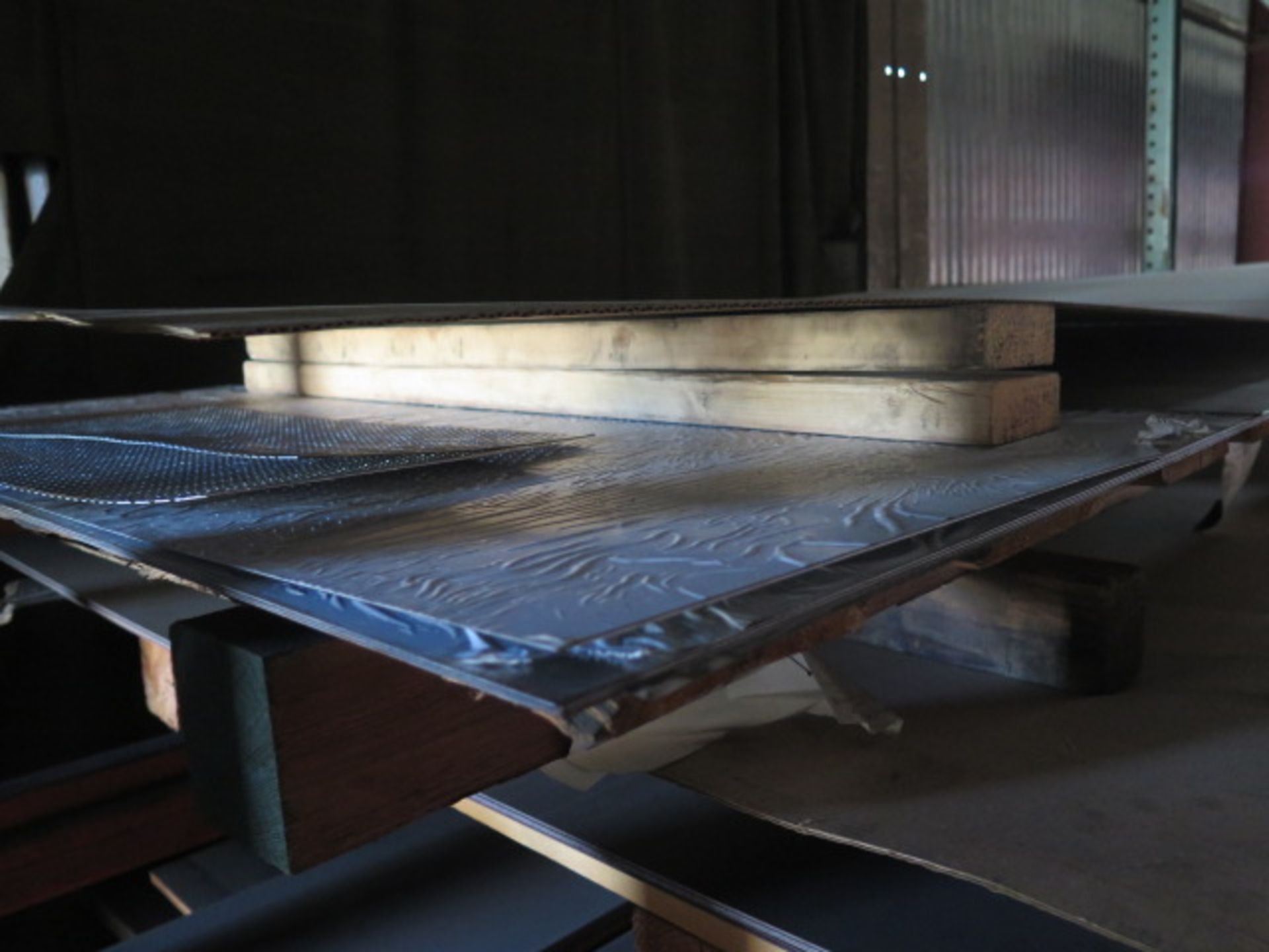 Raw Materials Aluminum, Stainless and Steel Sheet Stock w/ Cantilever Rack and Pallet Rack (SOLD AS - Image 13 of 14