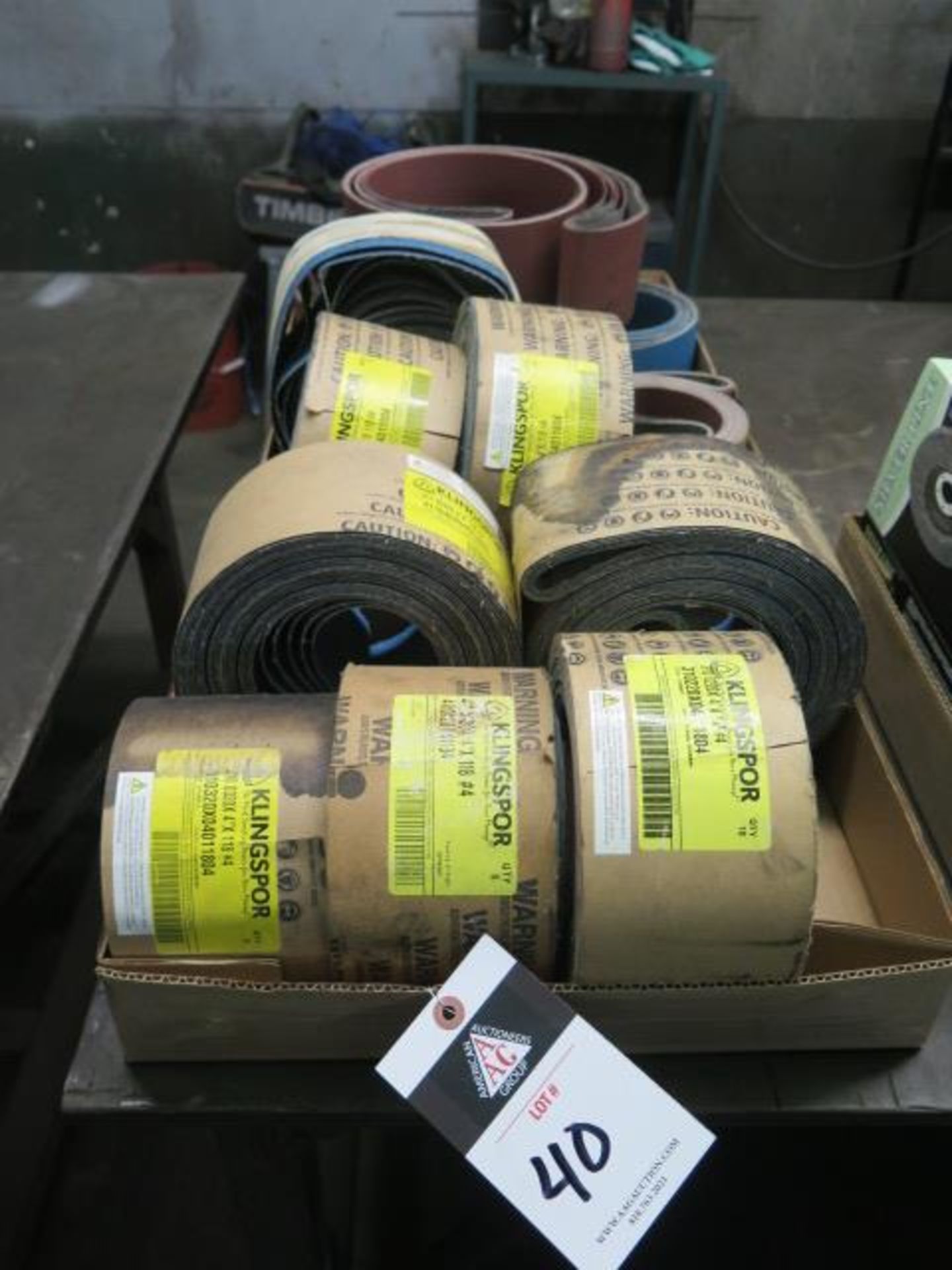 4" x 118" Sanding Belts (SOLD AS-IS - N0 WARRANTY)