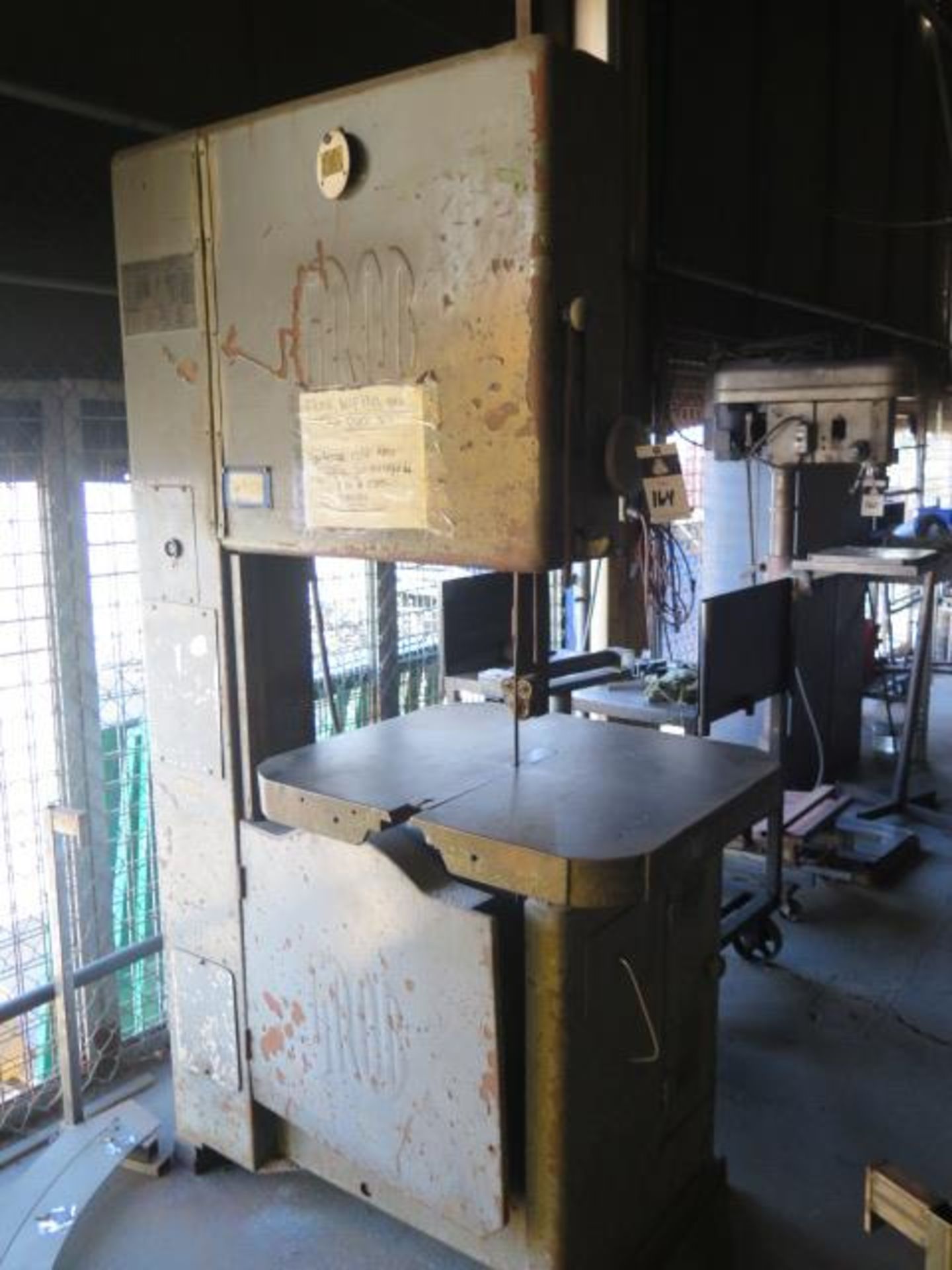 Grob NS24 24” Vertical Band Saw s/n 1519 (SOLD AS-IS - N0 WARRANTY) - Image 2 of 5