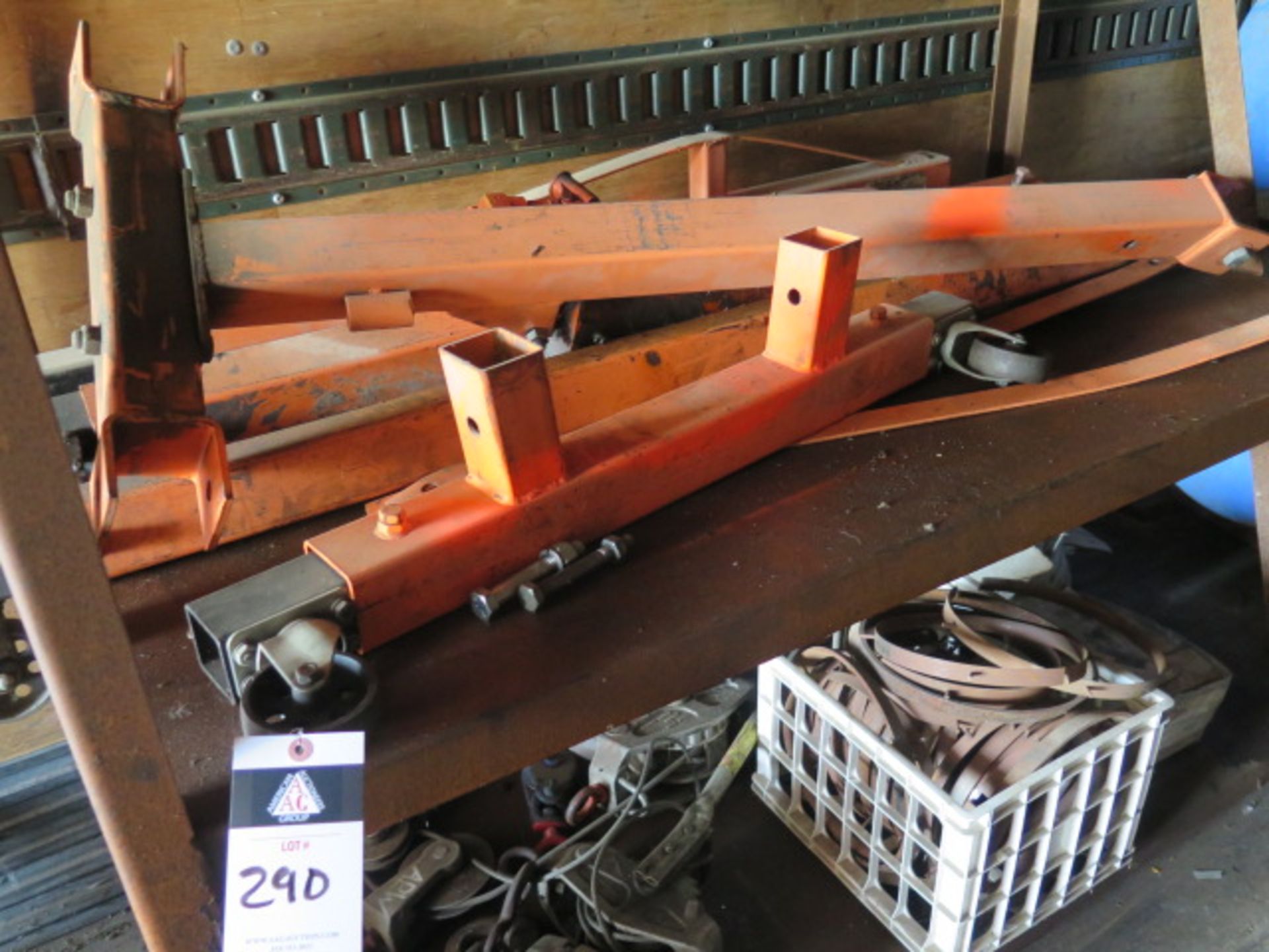 Hydraulic Engine Hoist and Come-Alongs (SOLD AS-IS - NO WARRANTY)