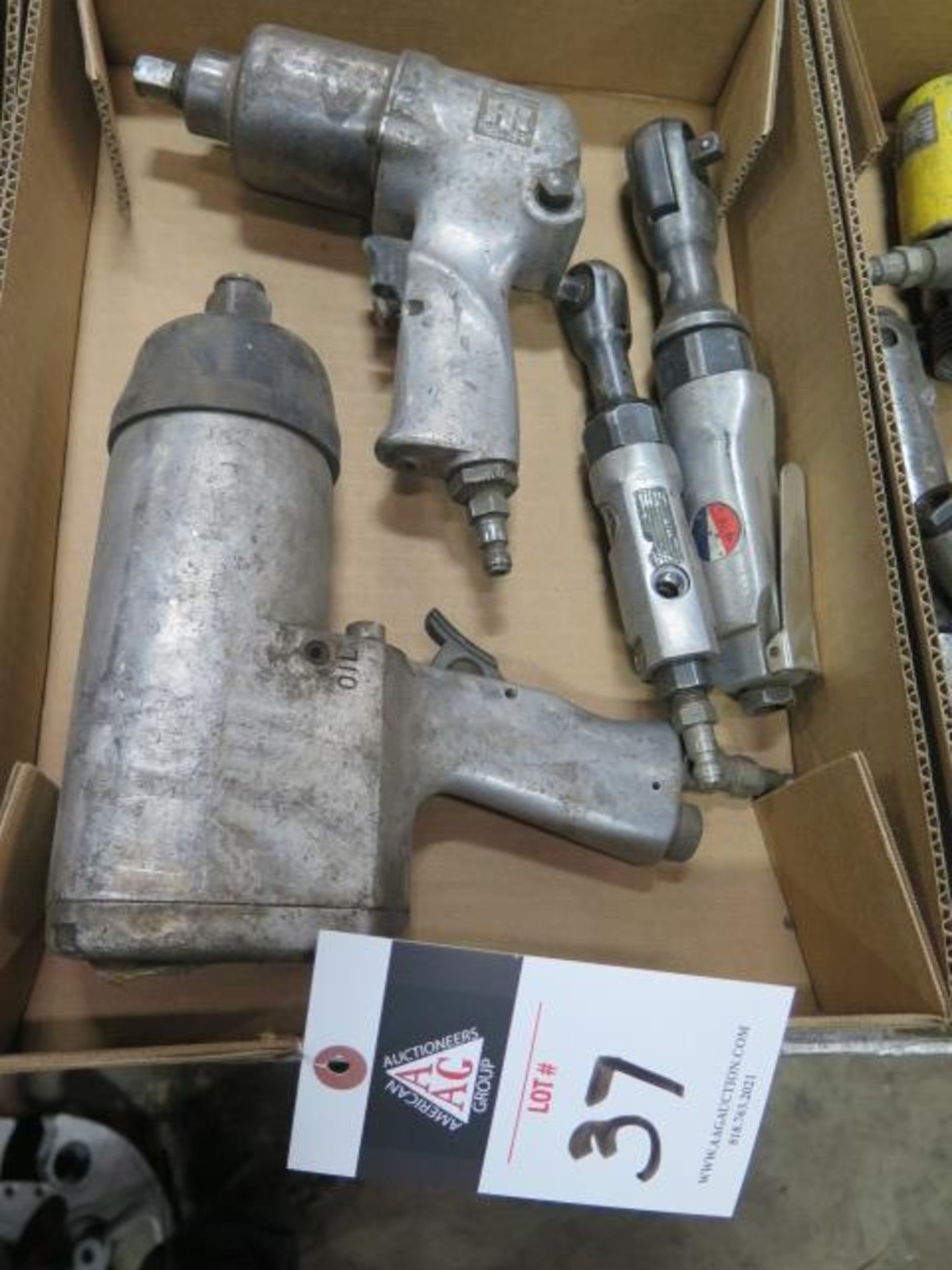 Pneumatic Impacts and Wratchet Wrenches (4) (SOLD AS-IS - NO WARRANTY)