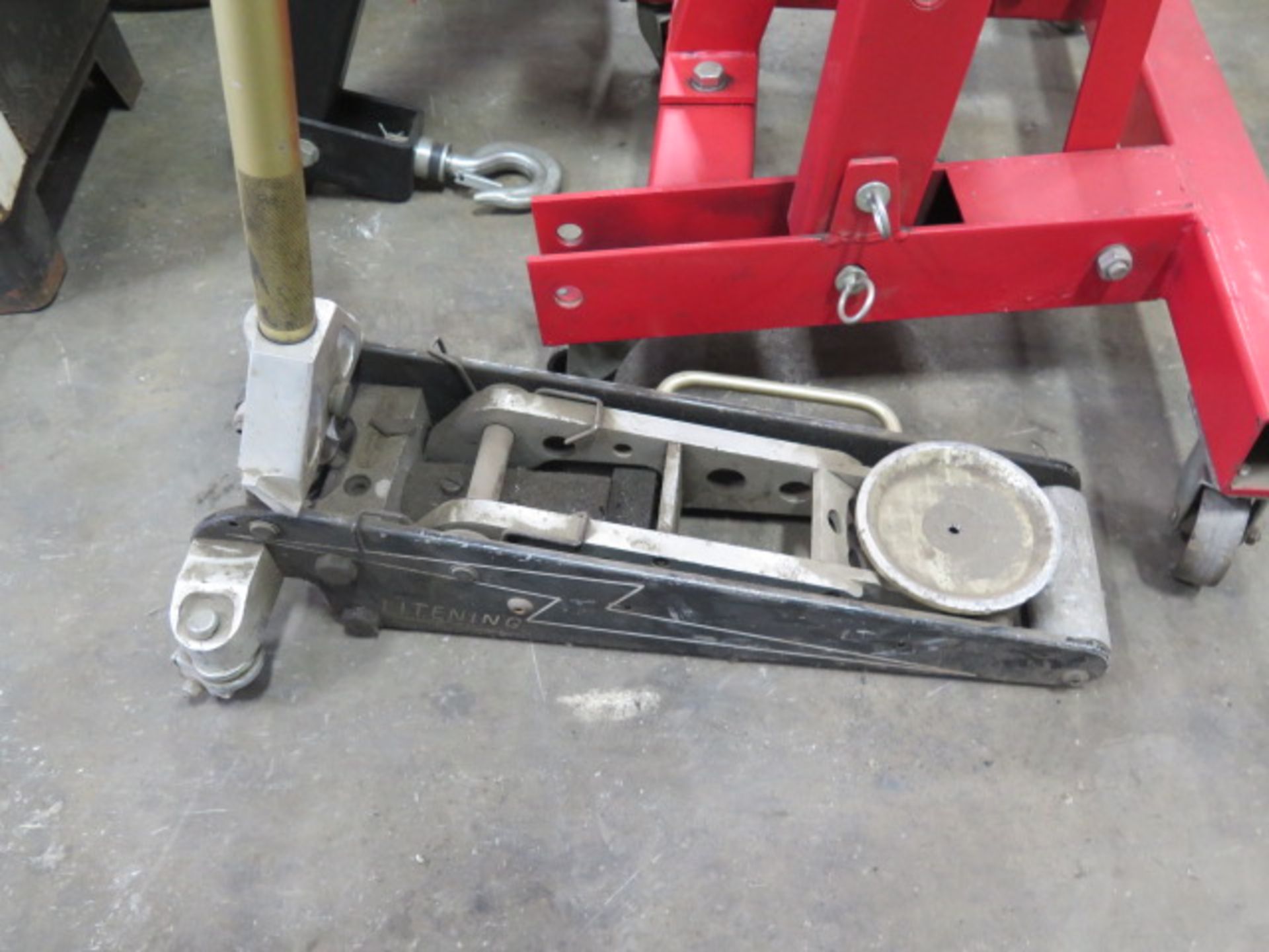 Hydraulic Engine Hoist and Floor Jack (SOLD AS-IS - NO WARRANTY) - Image 4 of 4
