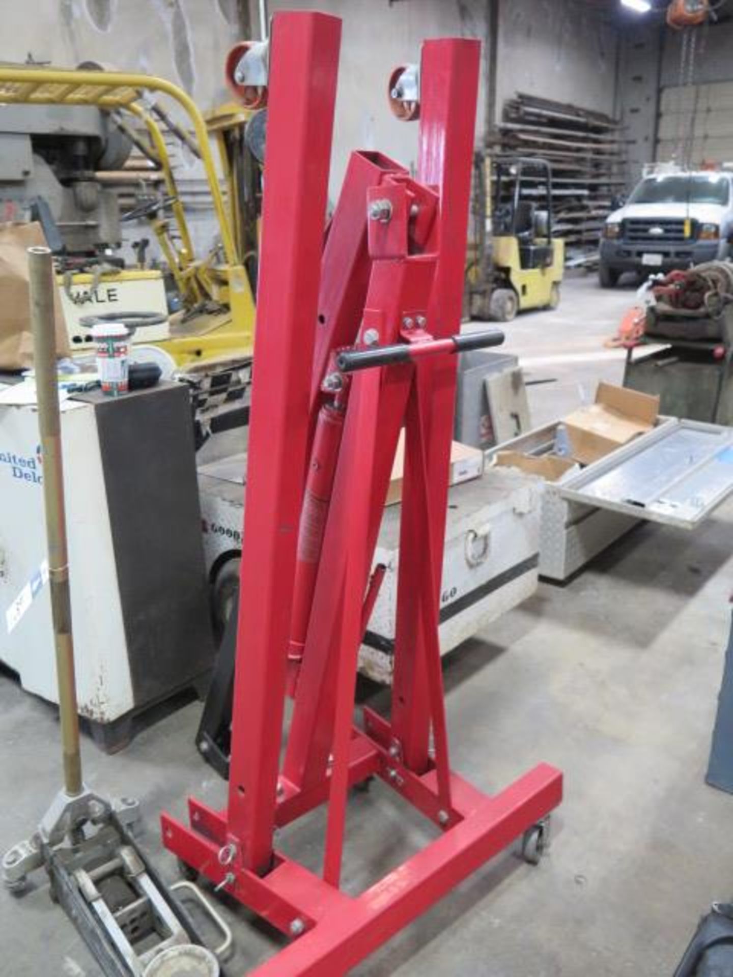 Hydraulic Engine Hoist and Floor Jack (SOLD AS-IS - NO WARRANTY) - Image 2 of 4